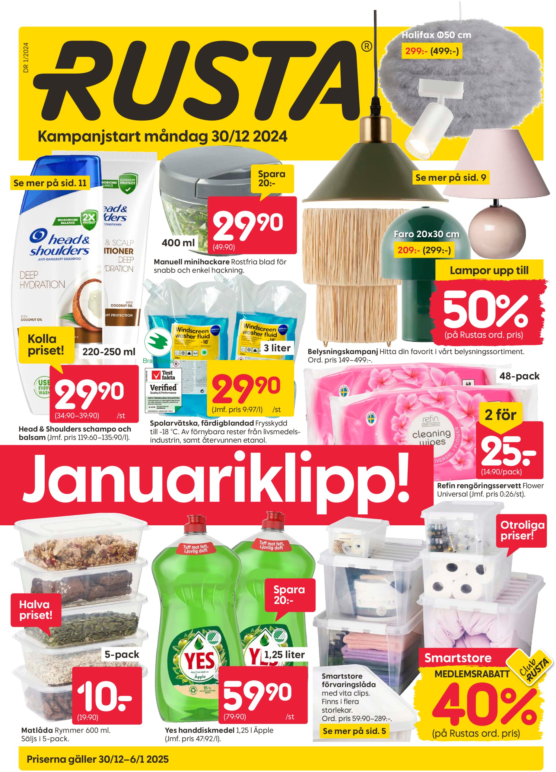 rusta - Rusta-reklambladet giltigt från 30/12 - 06/01