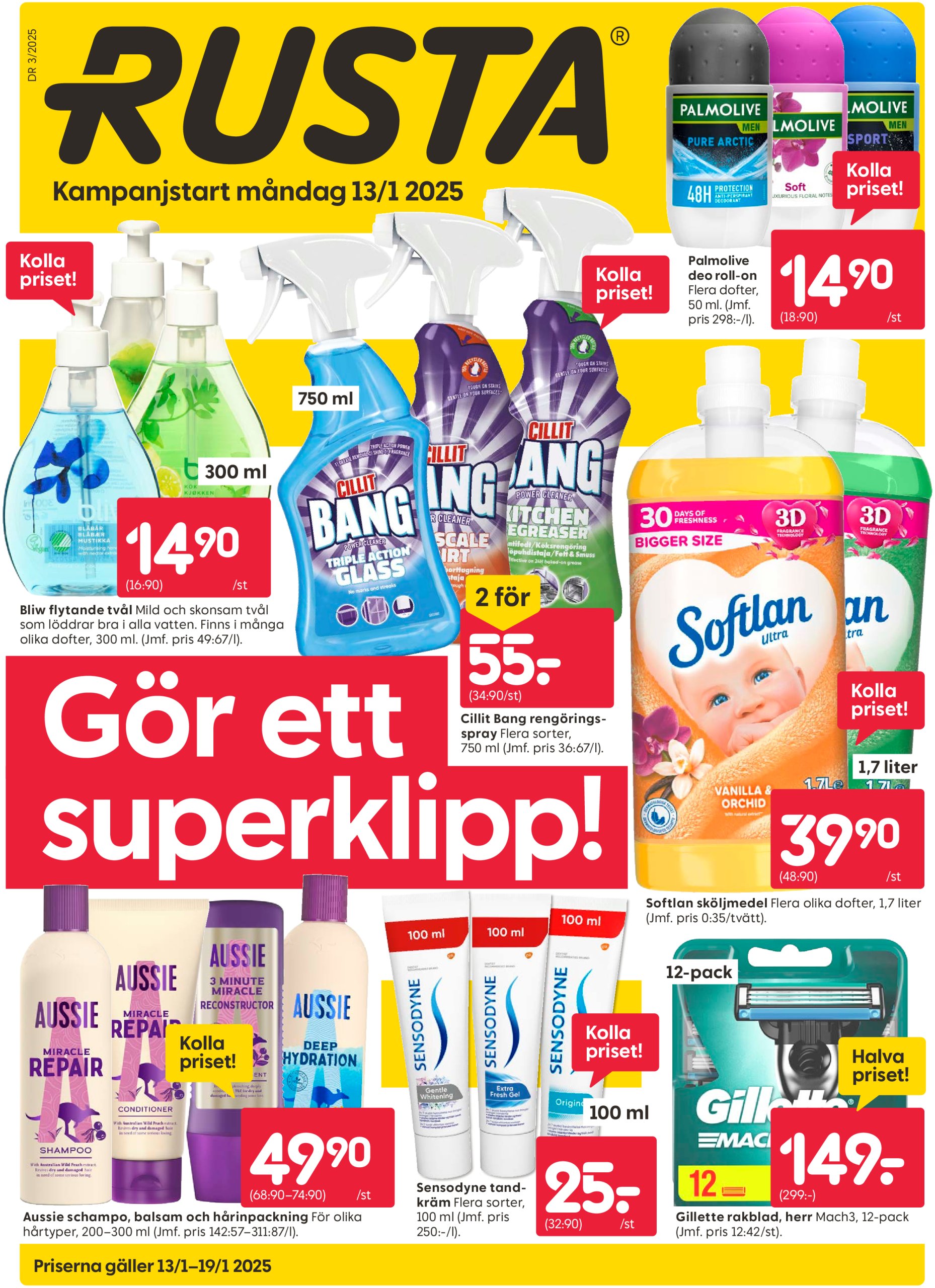 rusta - Rusta-reklambladet giltigt från 13/01 - 19/01