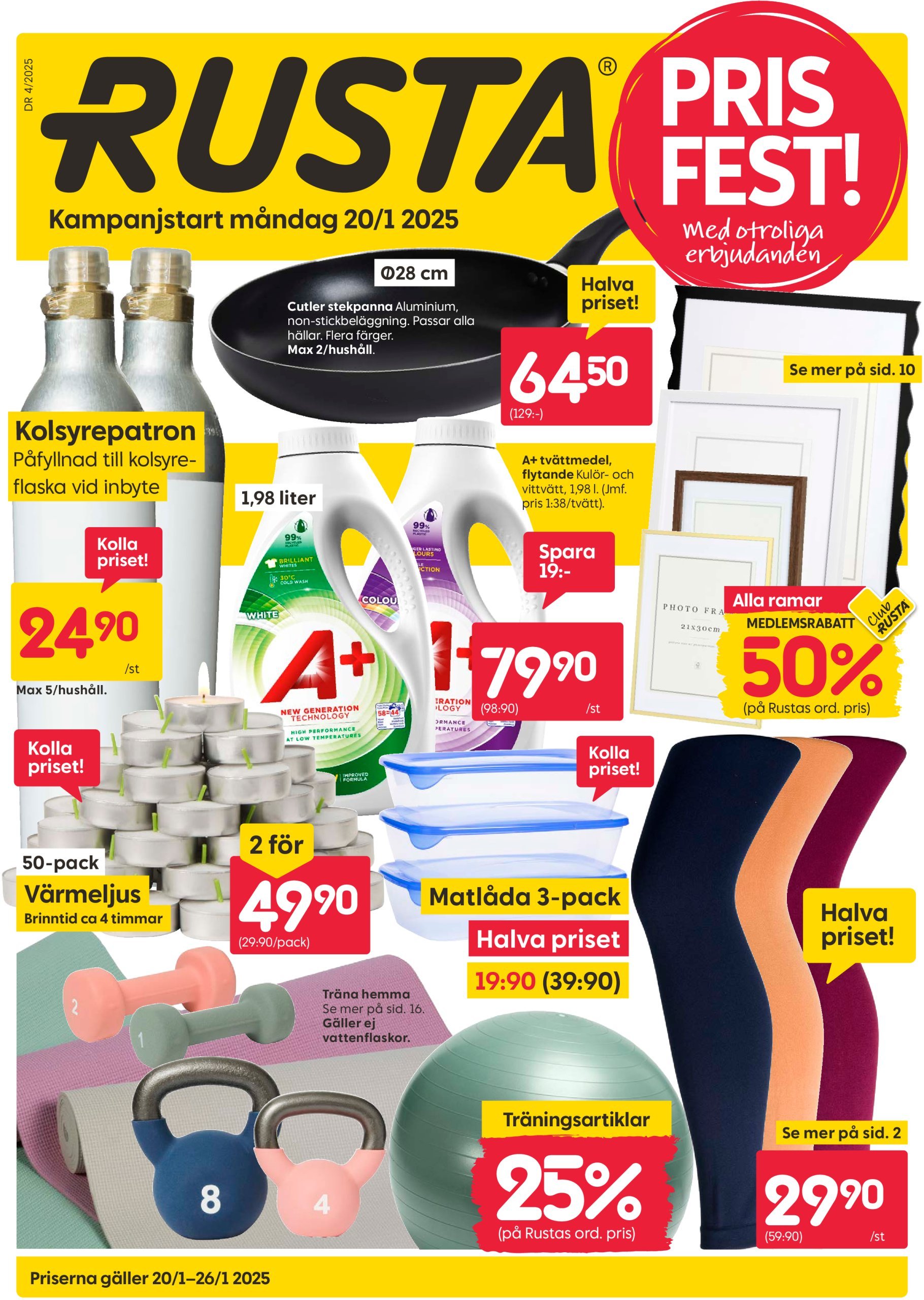 rusta - Rusta-reklambladet giltigt från 20/01 - 26/01 - page: 1