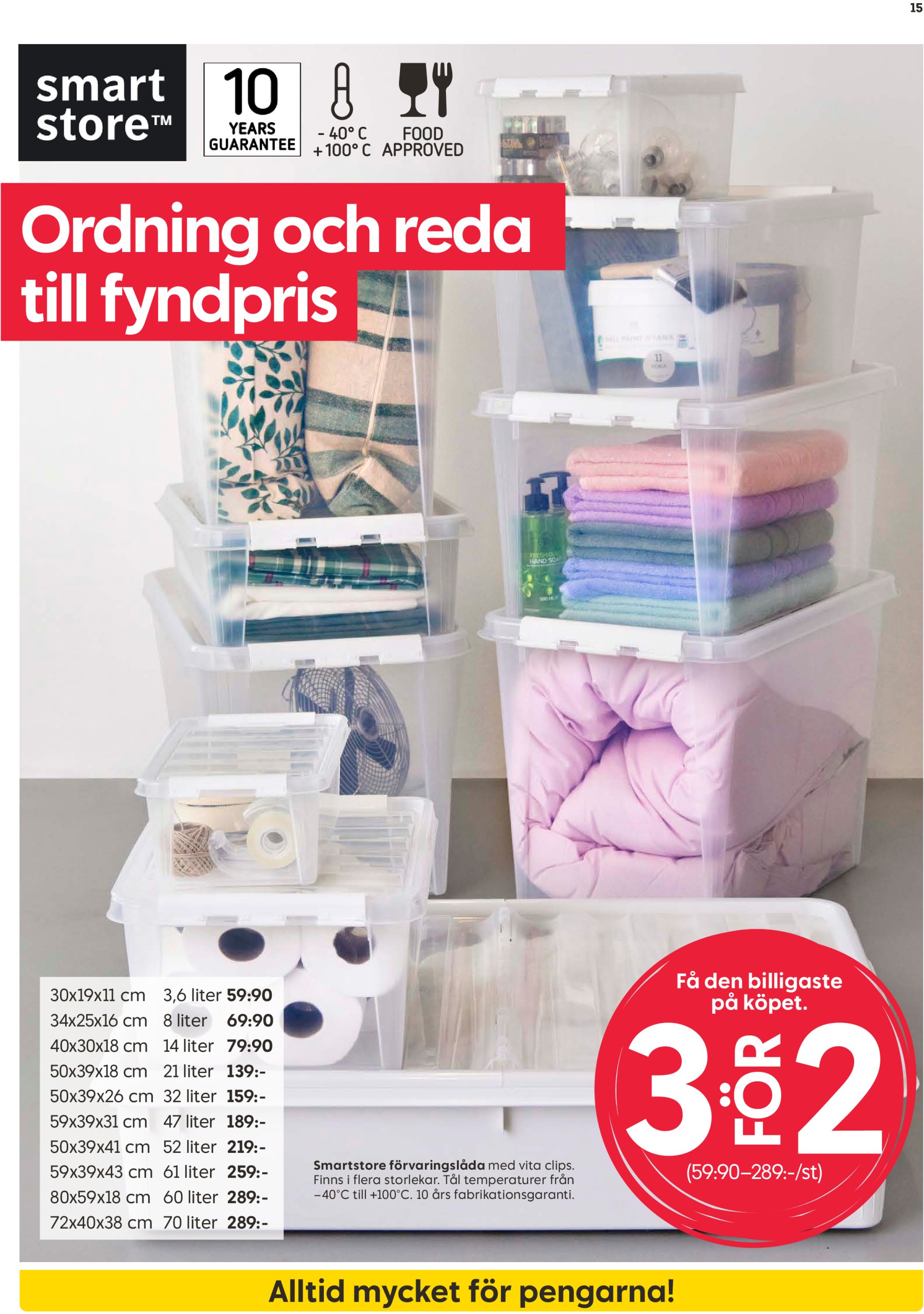 rusta - Rusta-reklambladet giltigt från 20/01 - 26/01 - page: 15