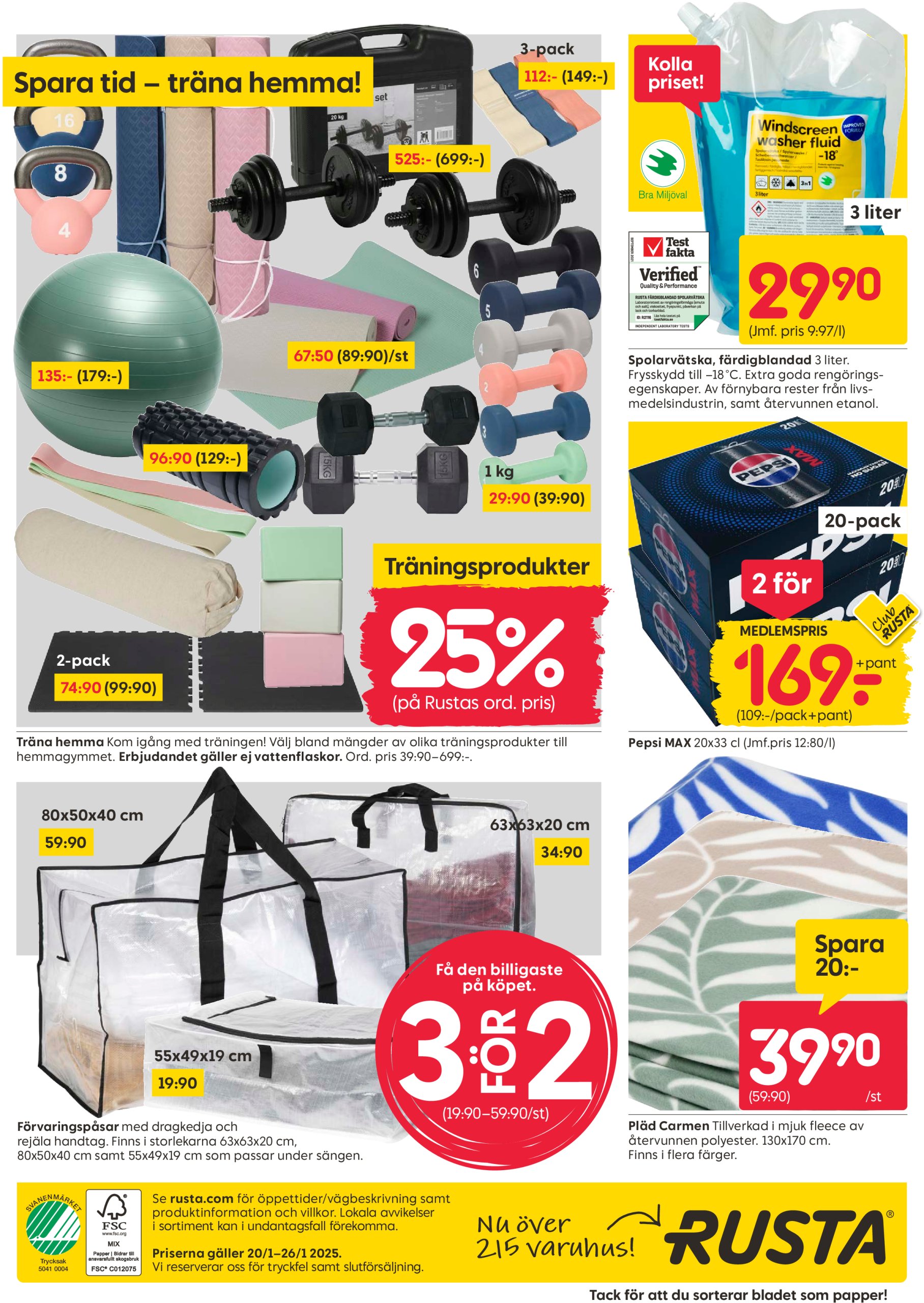 rusta - Rusta-reklambladet giltigt från 20/01 - 26/01 - page: 16