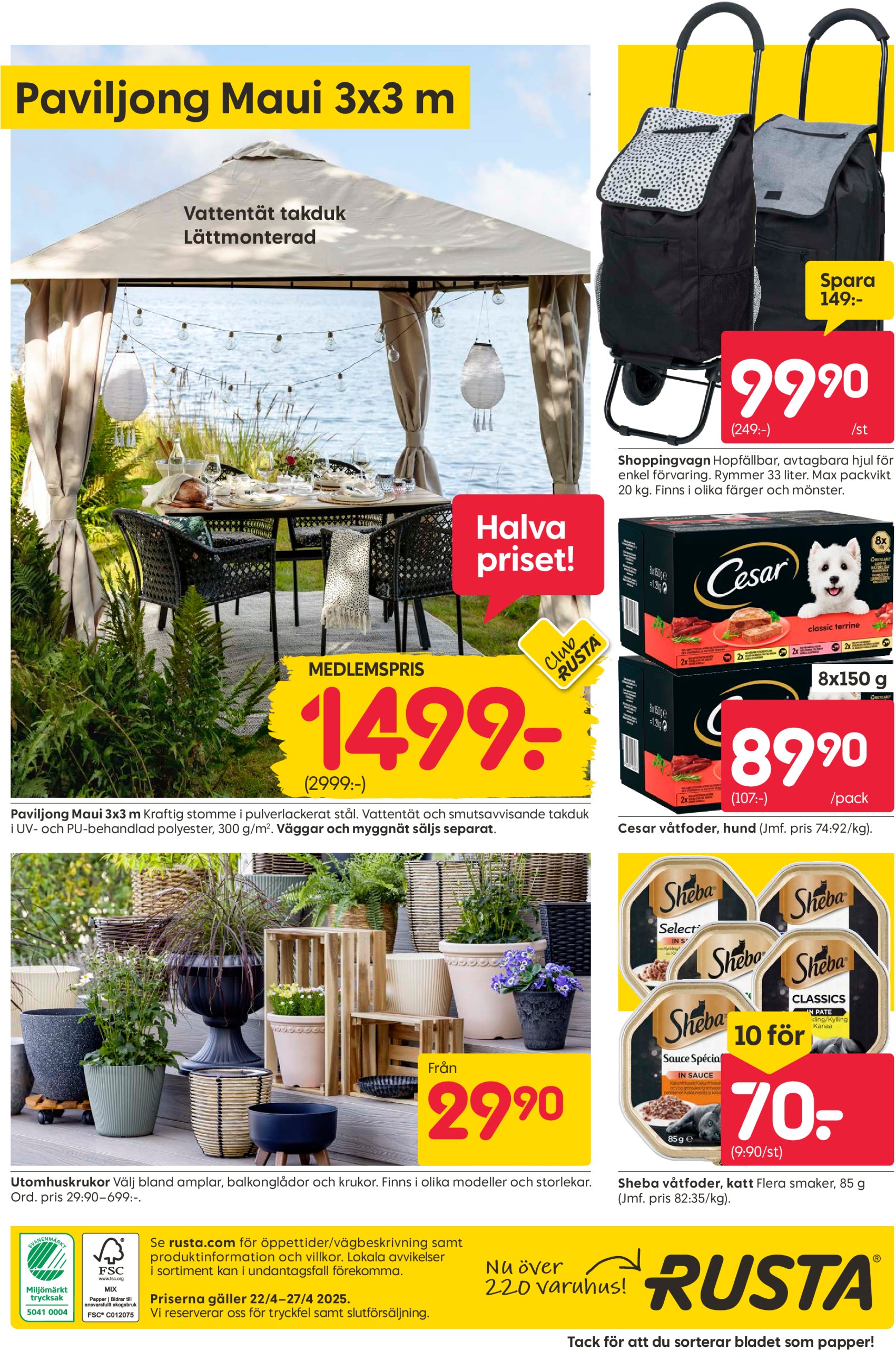 rusta - Rusta-reklambladet giltigt från 22/04 - 27/04 - page: 20