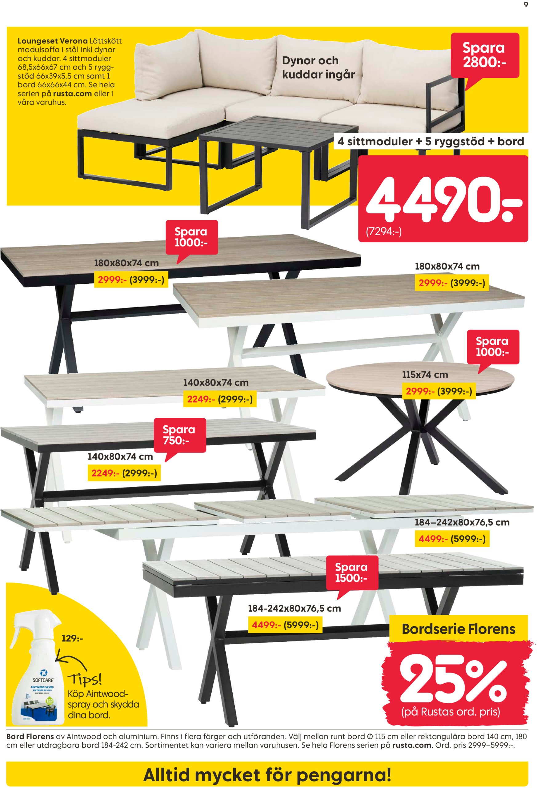 rusta - Rusta-reklambladet giltigt från 22/04 - 27/04 - page: 9