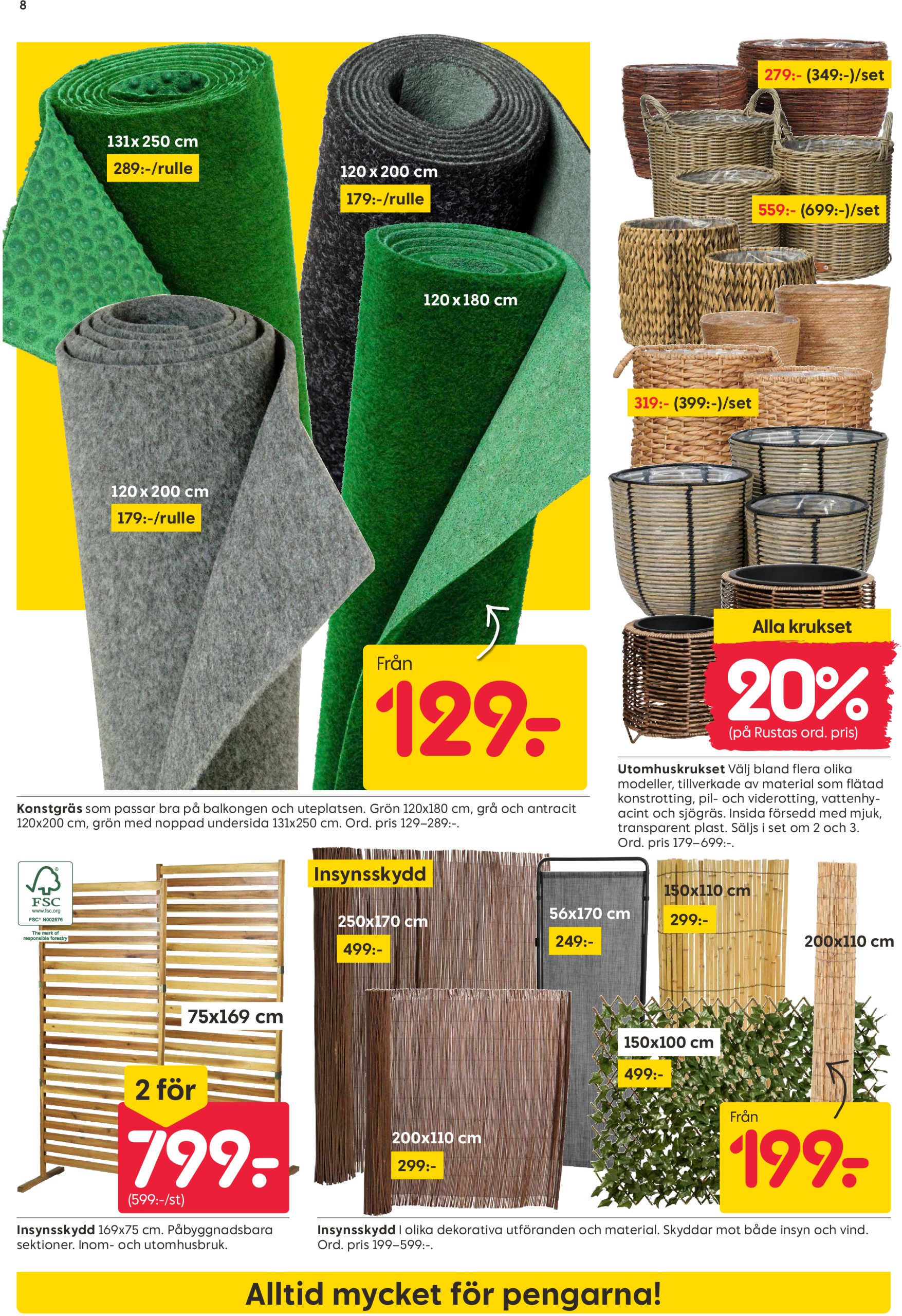 rusta - Rusta-reklambladet giltigt från 22/04 - 27/04 - page: 8