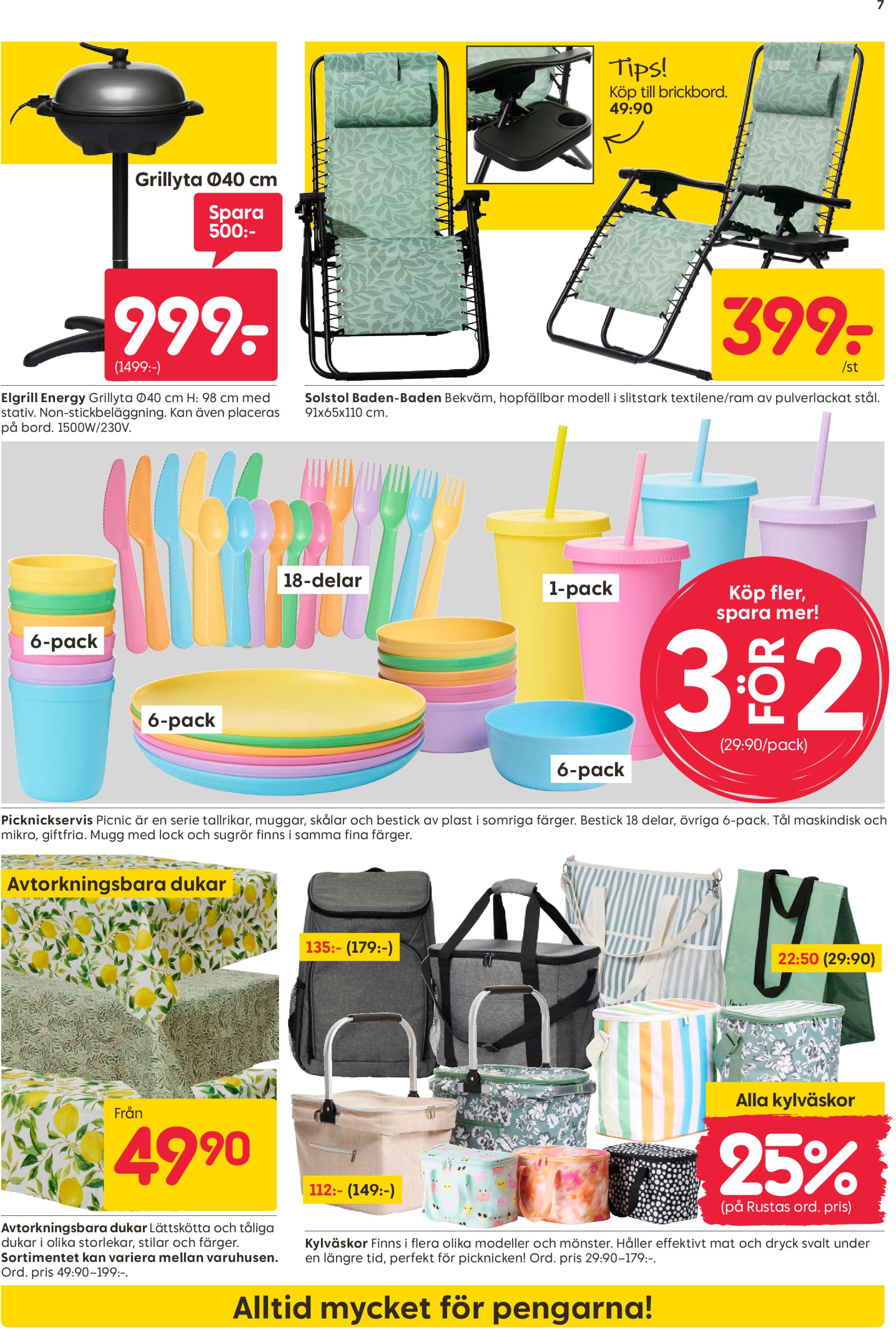rusta - Rusta-reklambladet giltigt från 22/04 - 27/04 - page: 7