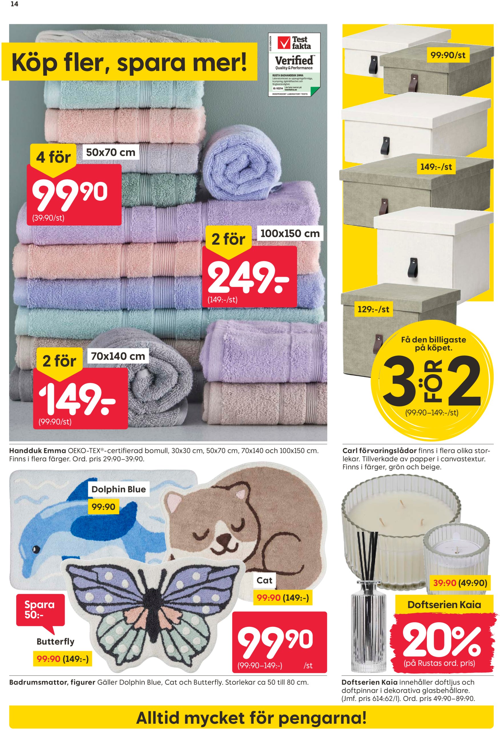 rusta - Rusta-reklambladet giltigt från 22/04 - 27/04 - page: 14