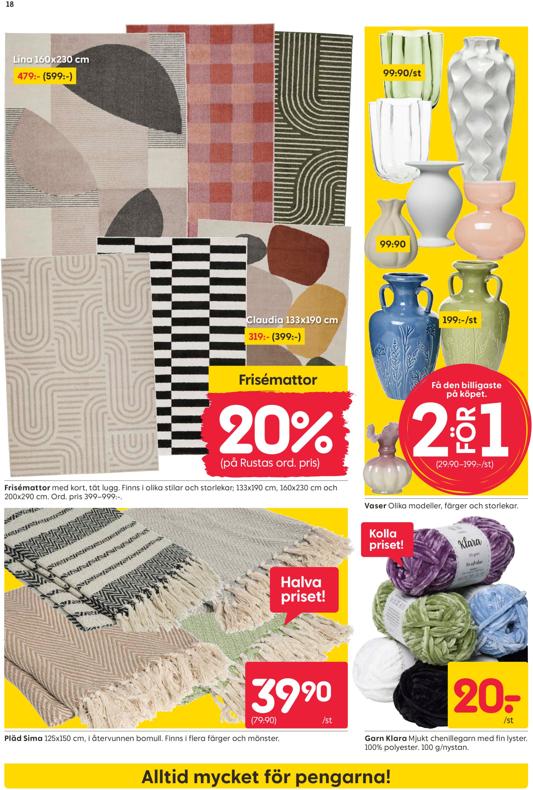 rusta - Rusta-reklambladet giltigt från 22/04 - 27/04 - page: 18