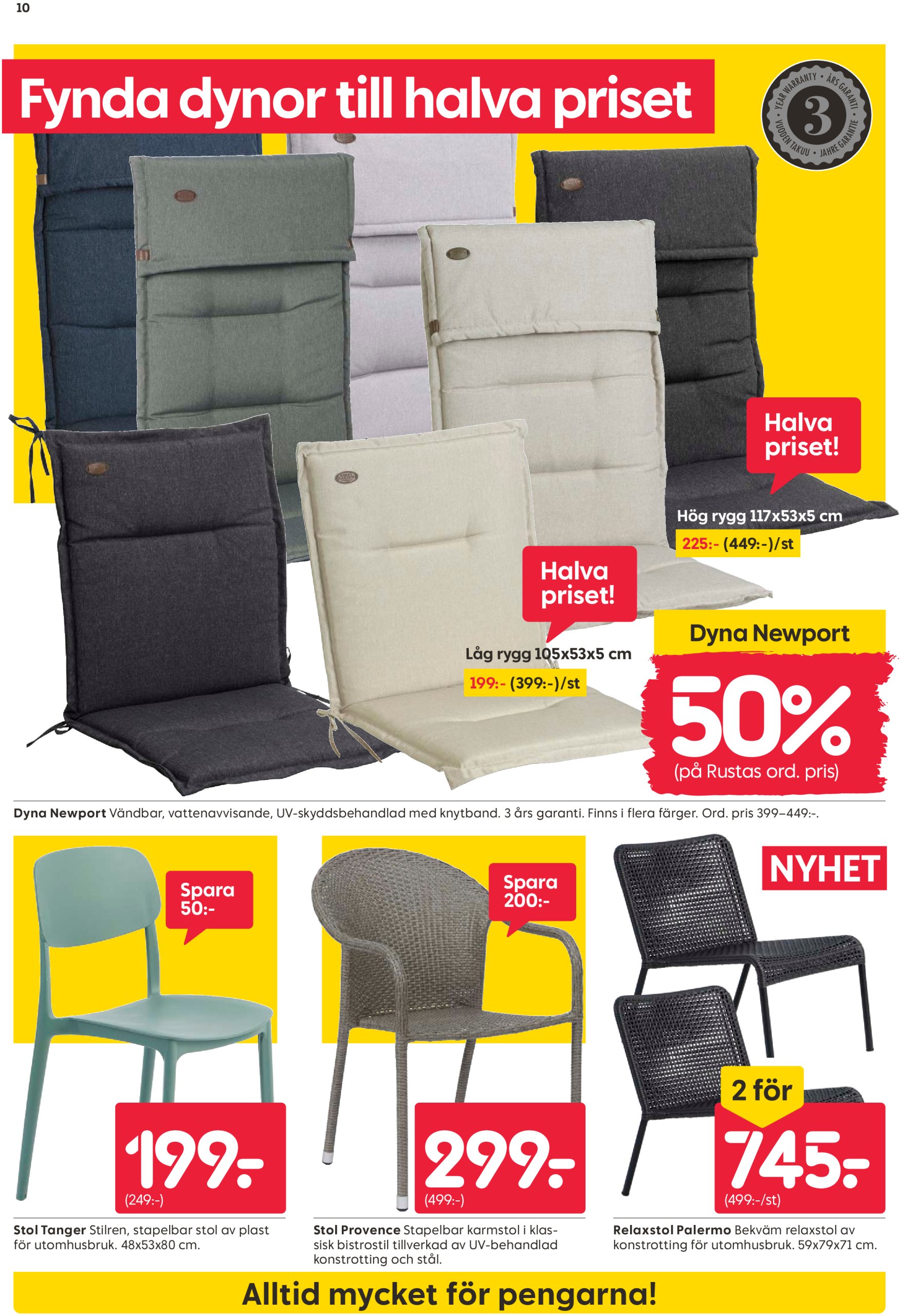 rusta - Rusta-reklambladet giltigt från 22/04 - 27/04 - page: 10