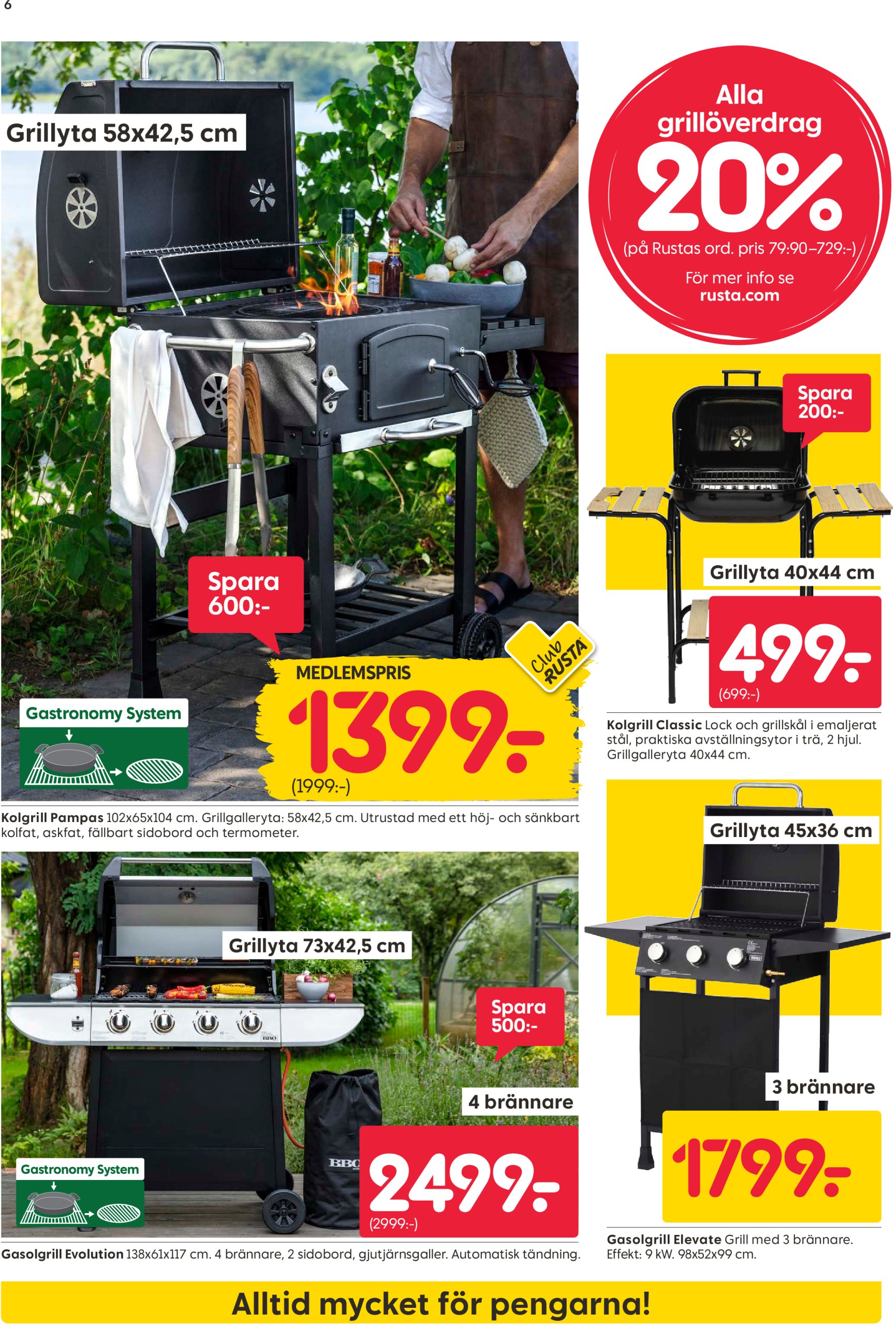 rusta - Rusta-reklambladet giltigt från 22/04 - 27/04 - page: 6