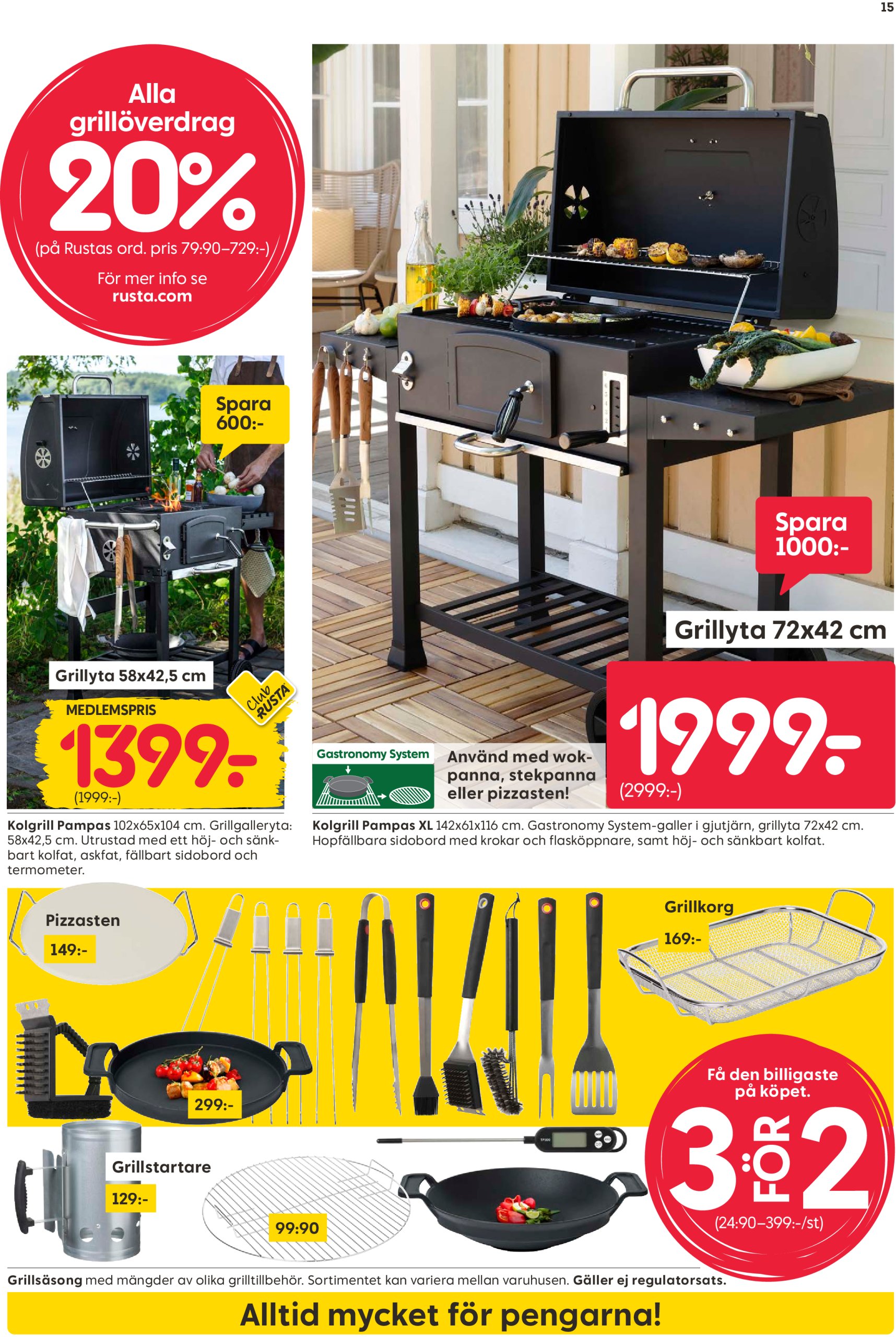 rusta - Rusta-reklambladet giltigt från 28/04 - 04/05 - page: 15