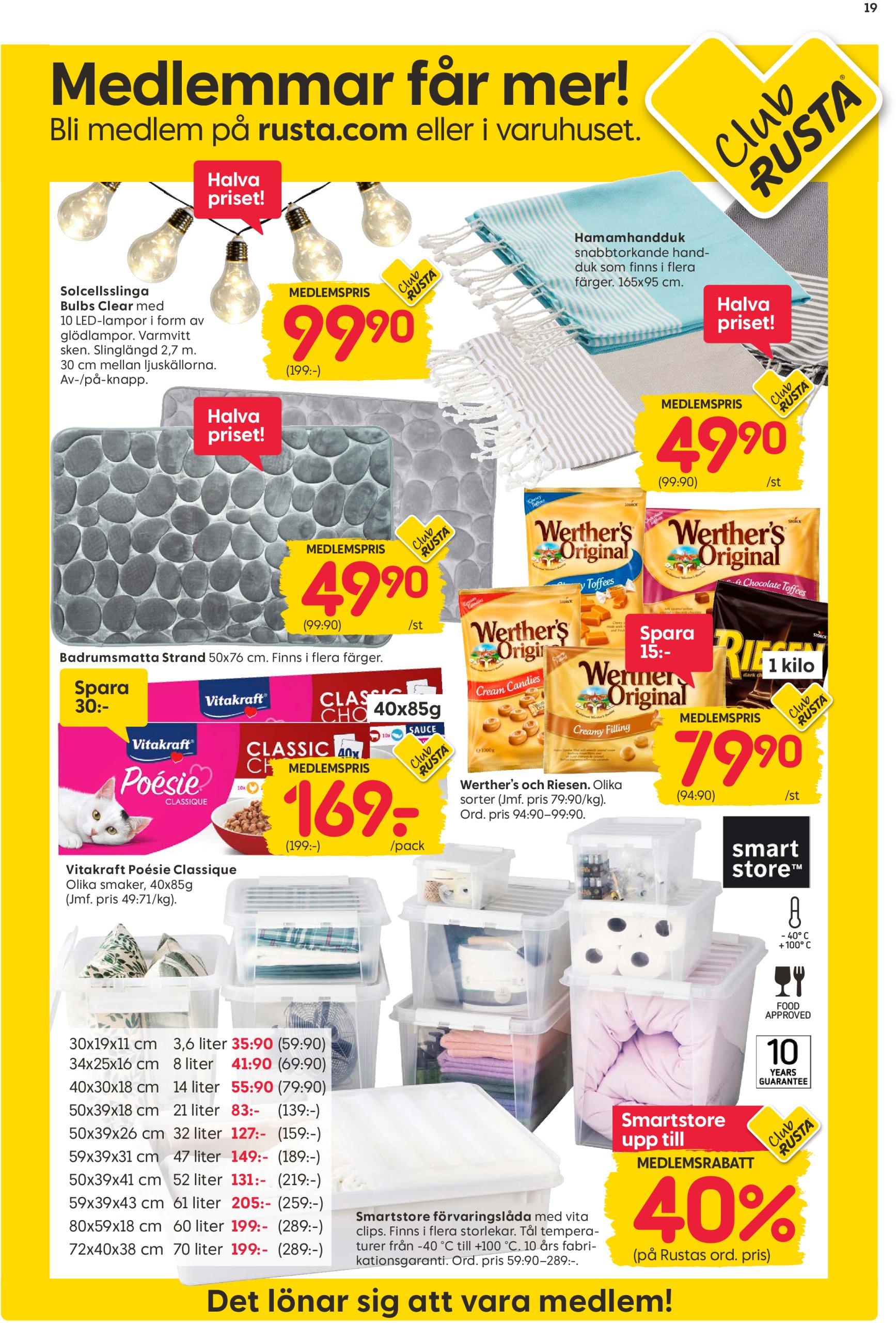 rusta - Rusta-reklambladet giltigt från 28/04 - 04/05 - page: 19