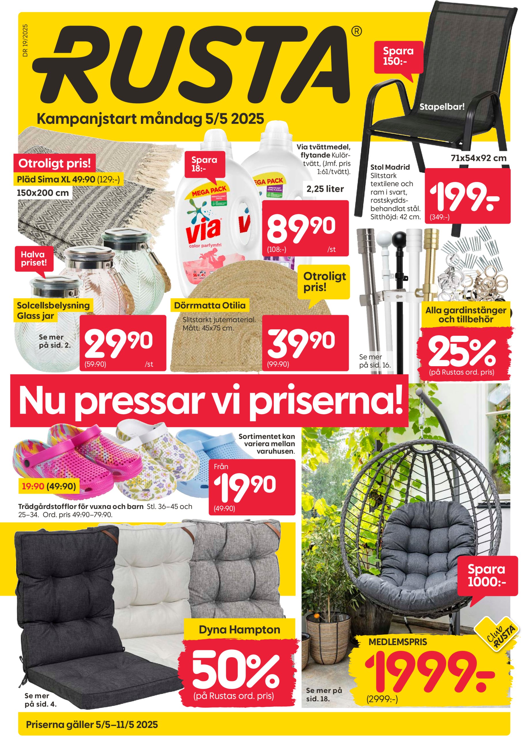 rusta - Rusta-reklambladet giltigt från 05/05 - 11/05