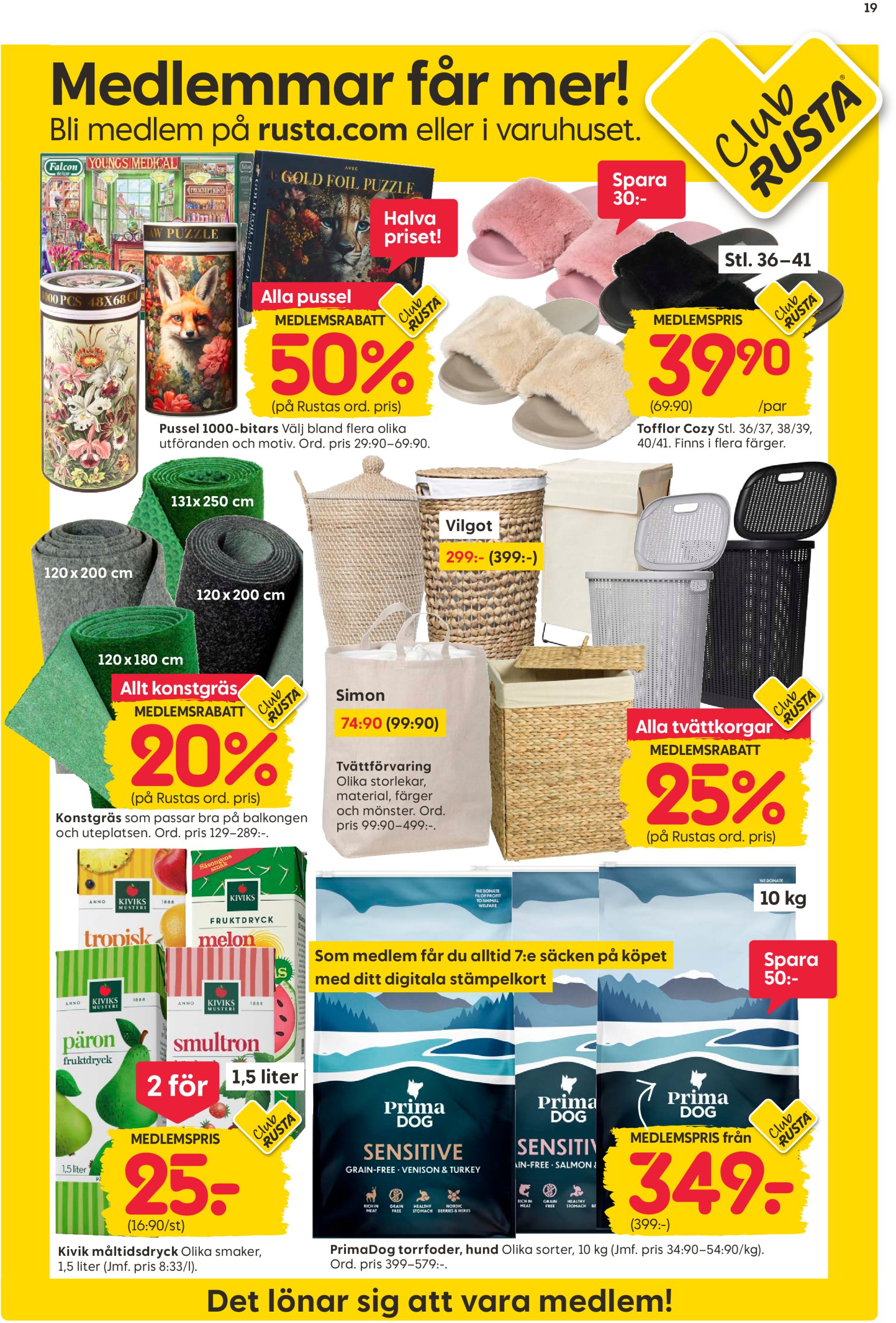 rusta - Rusta-reklambladet giltigt från 12/05 - 18/05 - page: 19