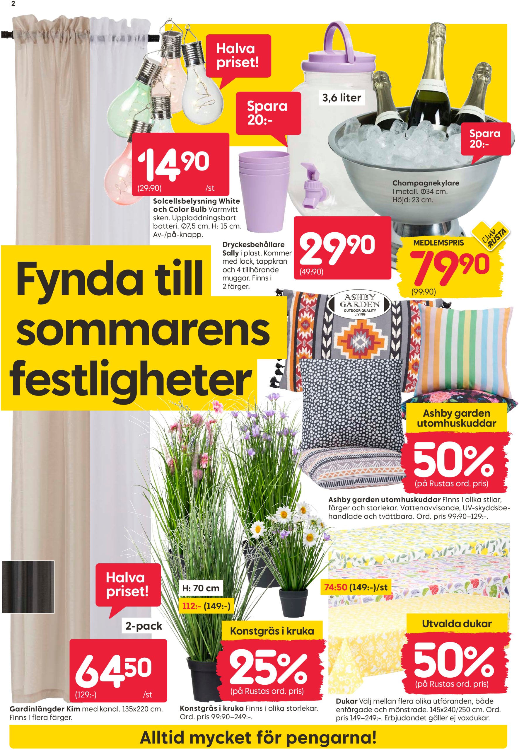 rusta - Rusta-reklambladet giltigt från 12/05 - 18/05 - page: 2