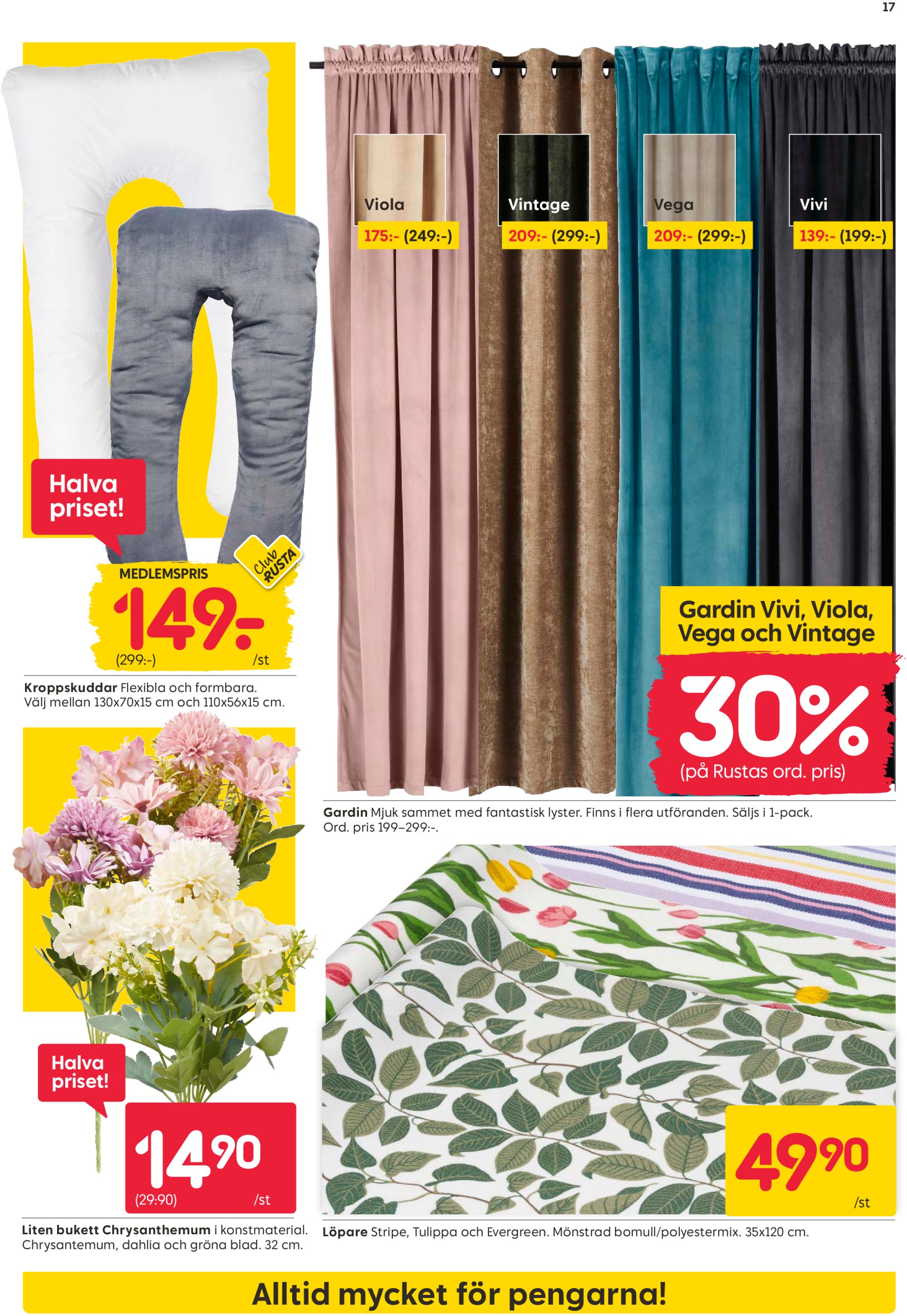 rusta - Rusta-reklambladet giltigt från 12/05 - 18/05 - page: 17