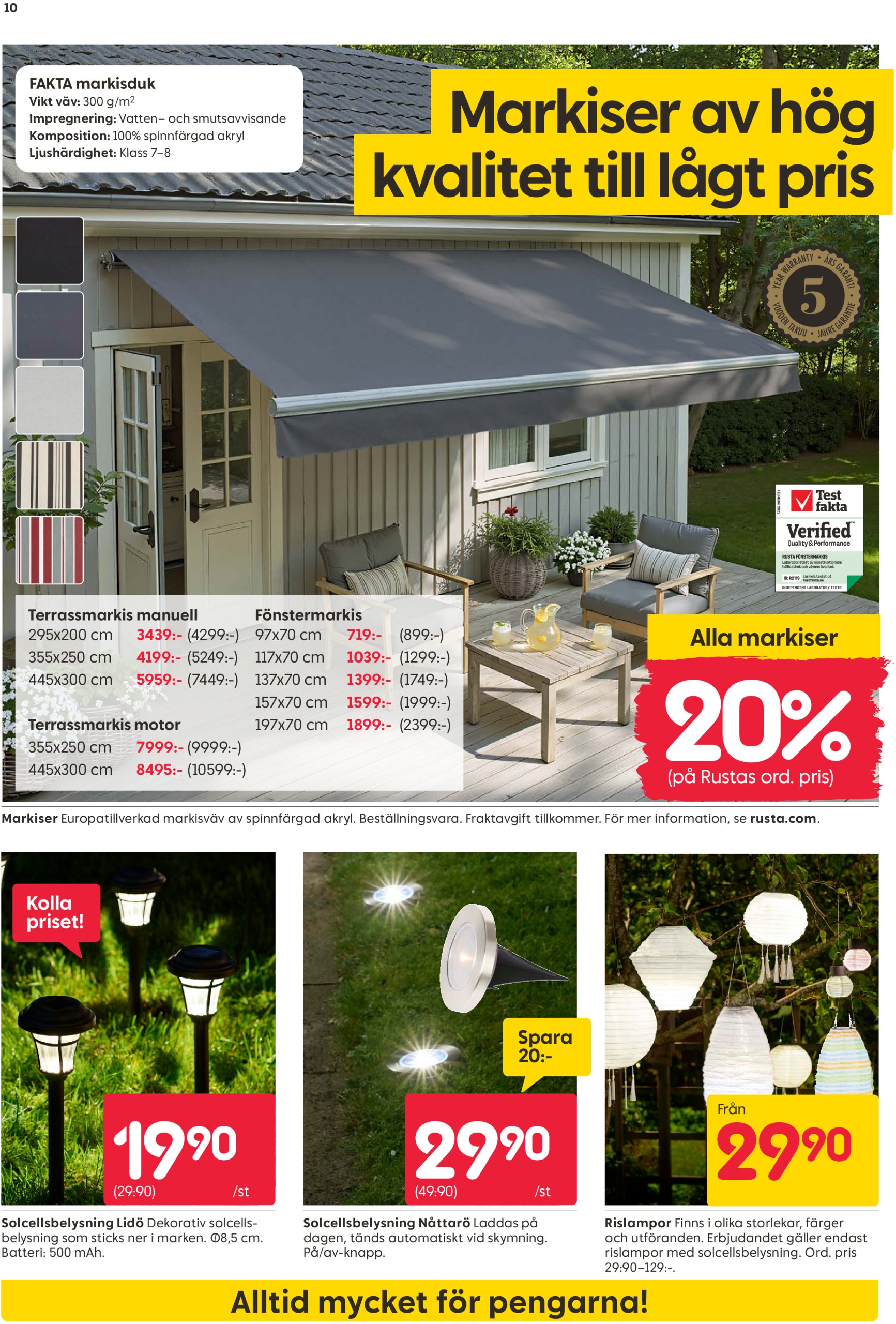 rusta - Rusta-reklambladet giltigt från 12/05 - 18/05 - page: 10