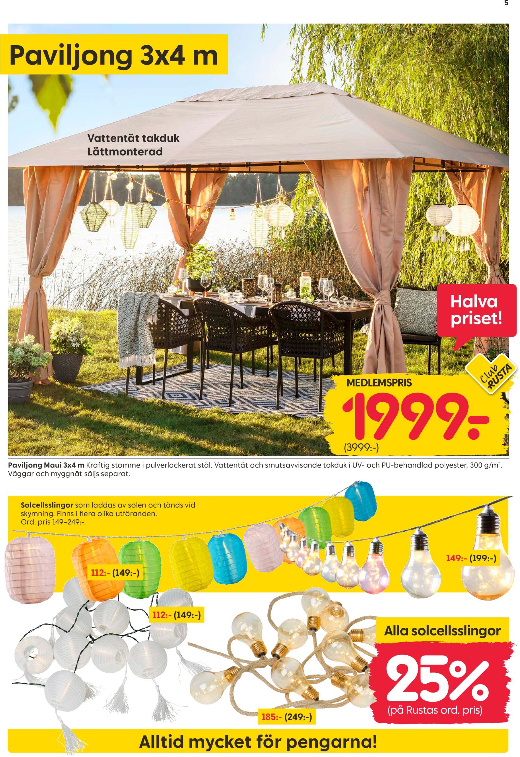rusta - Rusta-reklambladet giltigt från 19/05 - 25/05 - page: 5