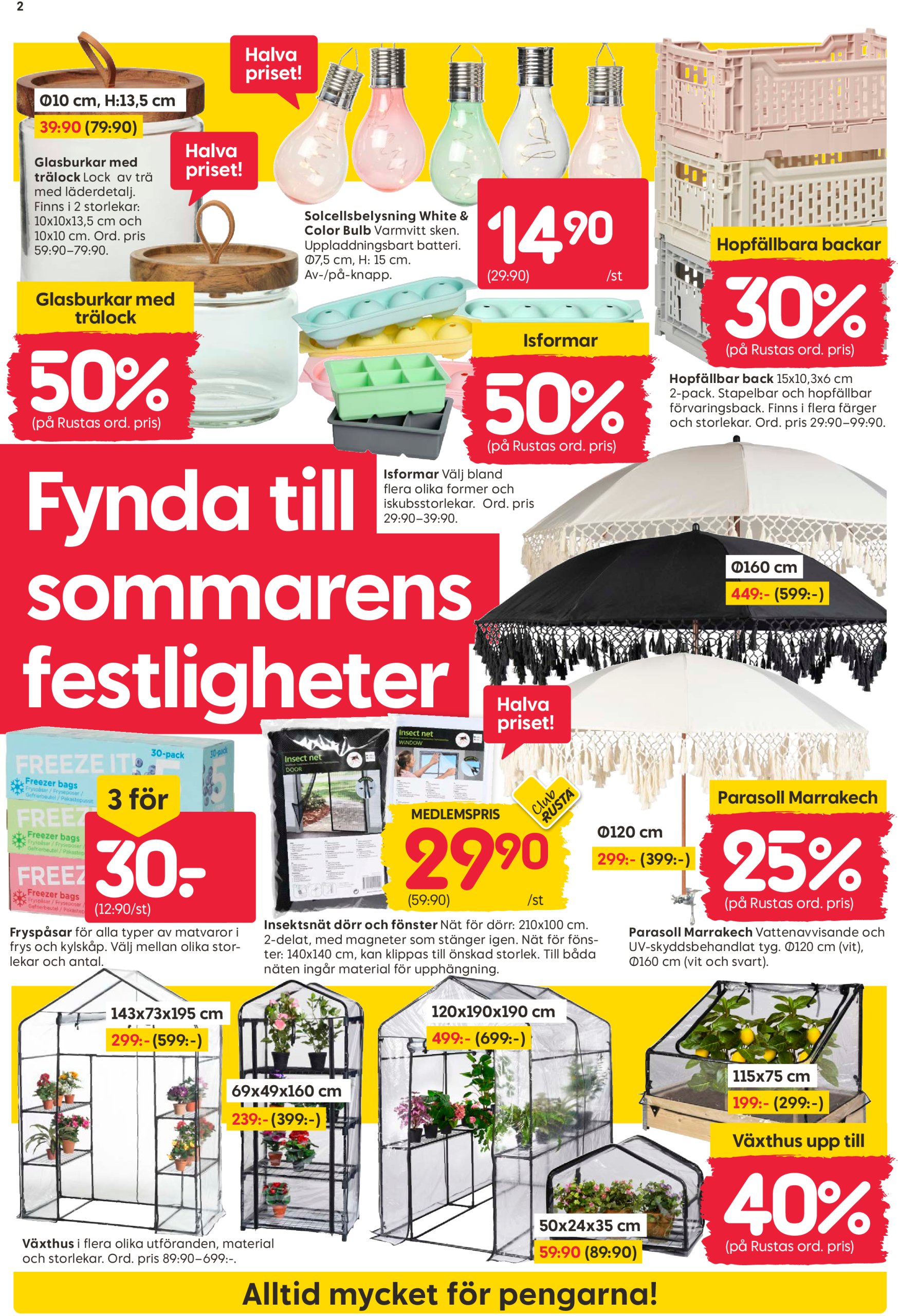 rusta - Rusta-reklambladet giltigt från 19/05 - 25/05 - page: 2