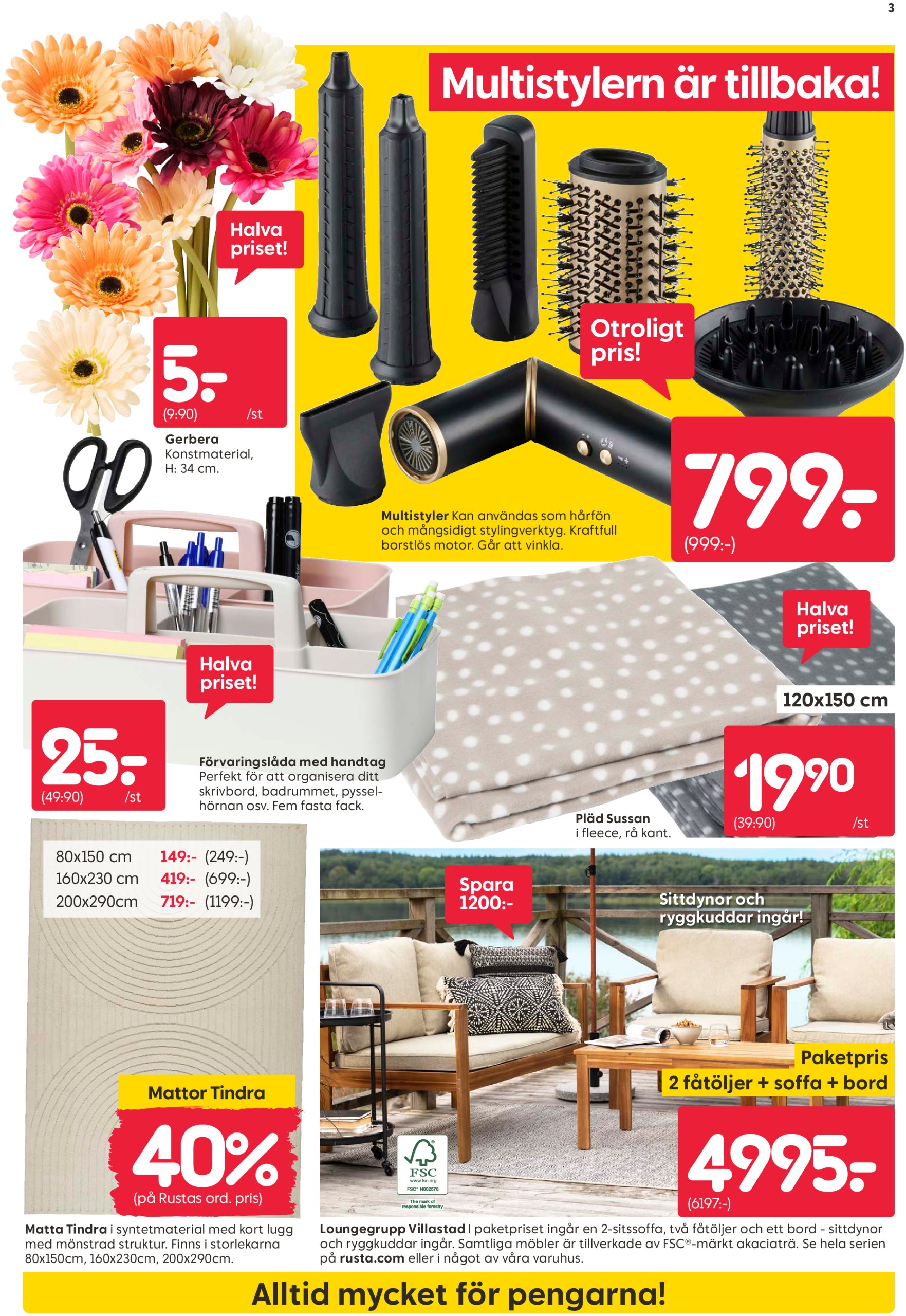 rusta - Rusta-reklambladet giltigt från 19/05 - 25/05 - page: 3