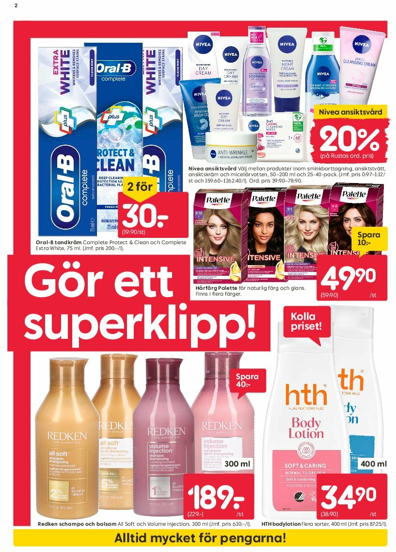 rusta - Rusta-reklambladet giltigt från 04/08 - 10/08 - page: 2