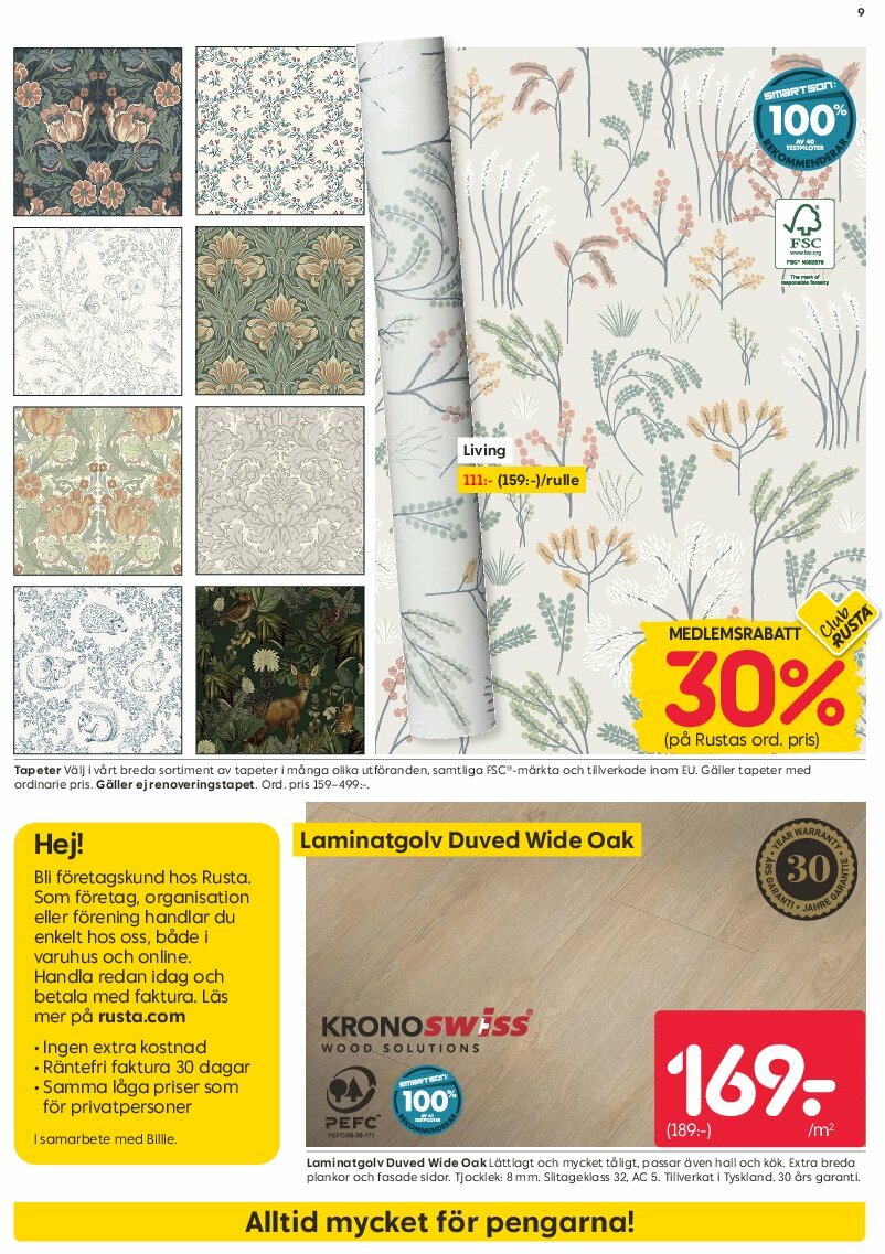 rusta - Rusta-reklambladet giltigt från 04/08 - 10/08 - page: 9