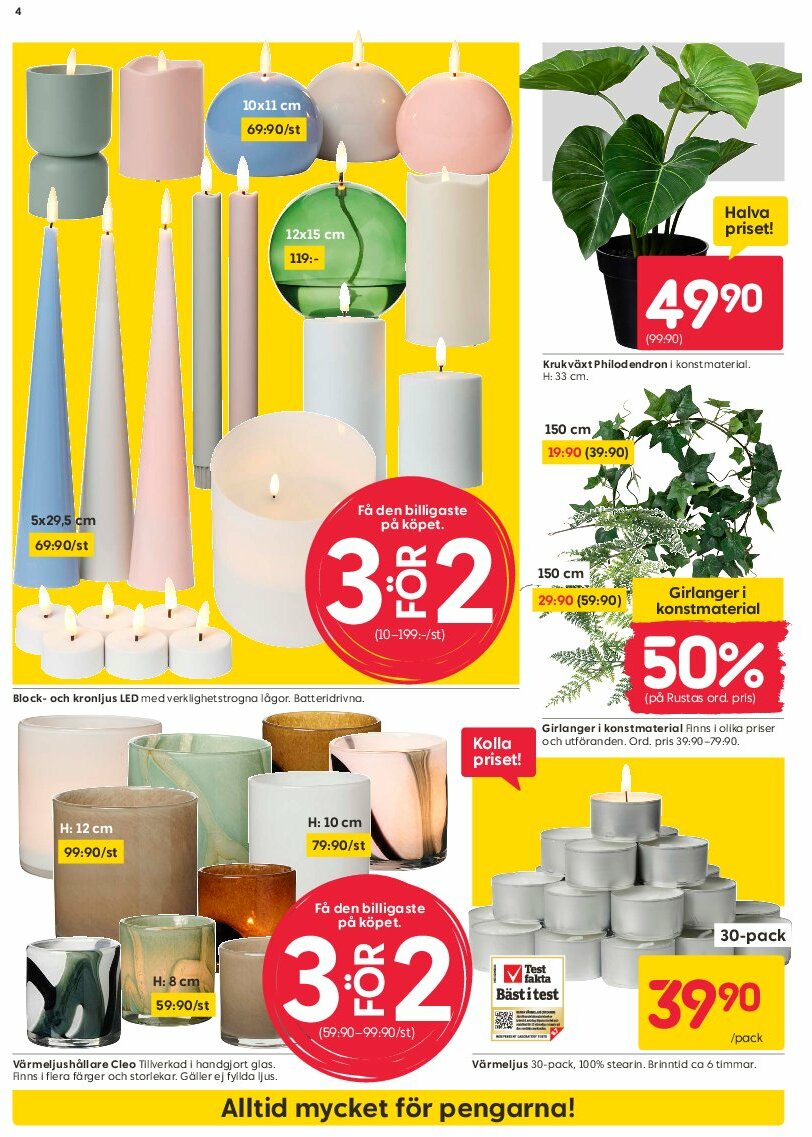 rusta - Rusta-reklambladet giltigt från 04/08 - 10/08 - page: 4