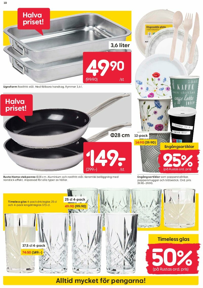 rusta - Rusta-reklambladet giltigt från 04/08 - 10/08 - page: 10