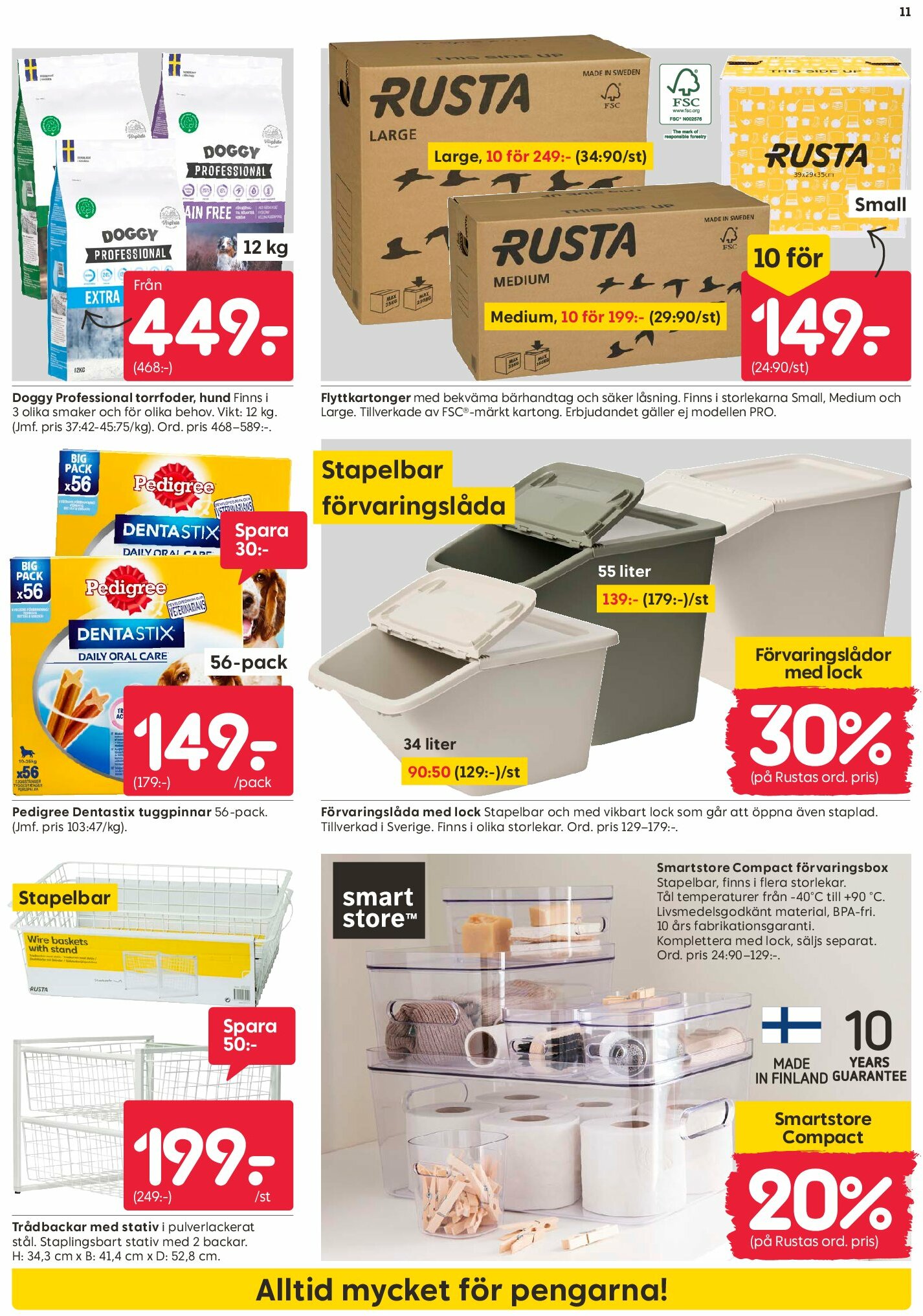 rusta - Rusta-reklambladet giltigt från 25/08 - 31/08 - page: 11