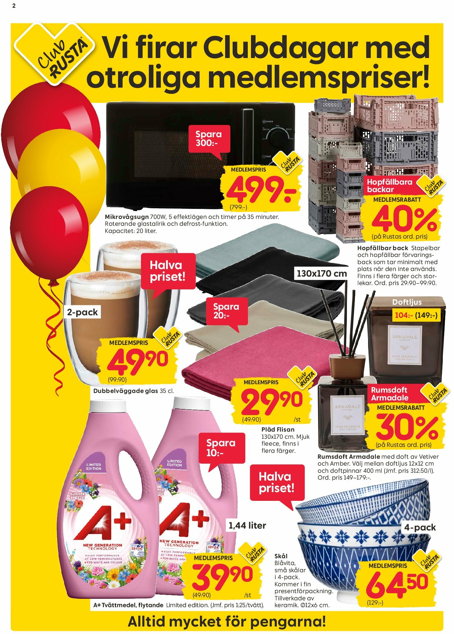 rusta - Rusta-reklambladet giltigt från 25/08 - 31/08 - page: 2