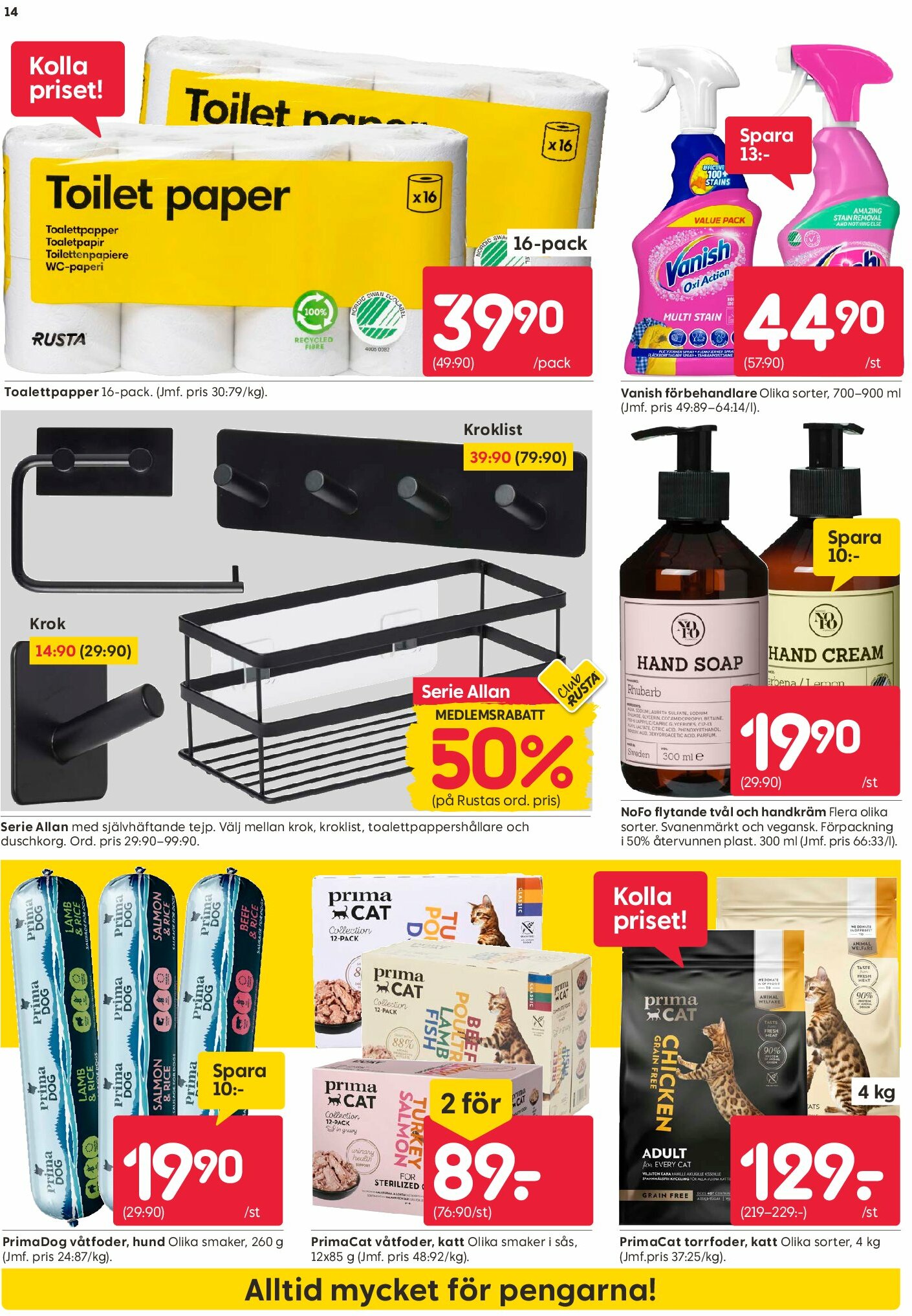 rusta - Rusta-reklambladet giltigt från 01/09 - 07/09 - page: 14