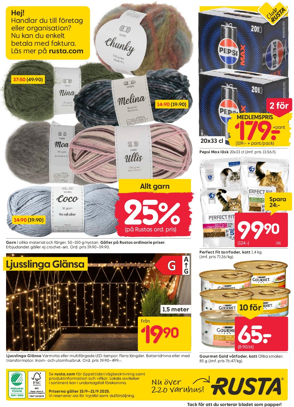 rusta - Rusta-reklambladet giltigt från 15/09 - 21/09 - page: 16
