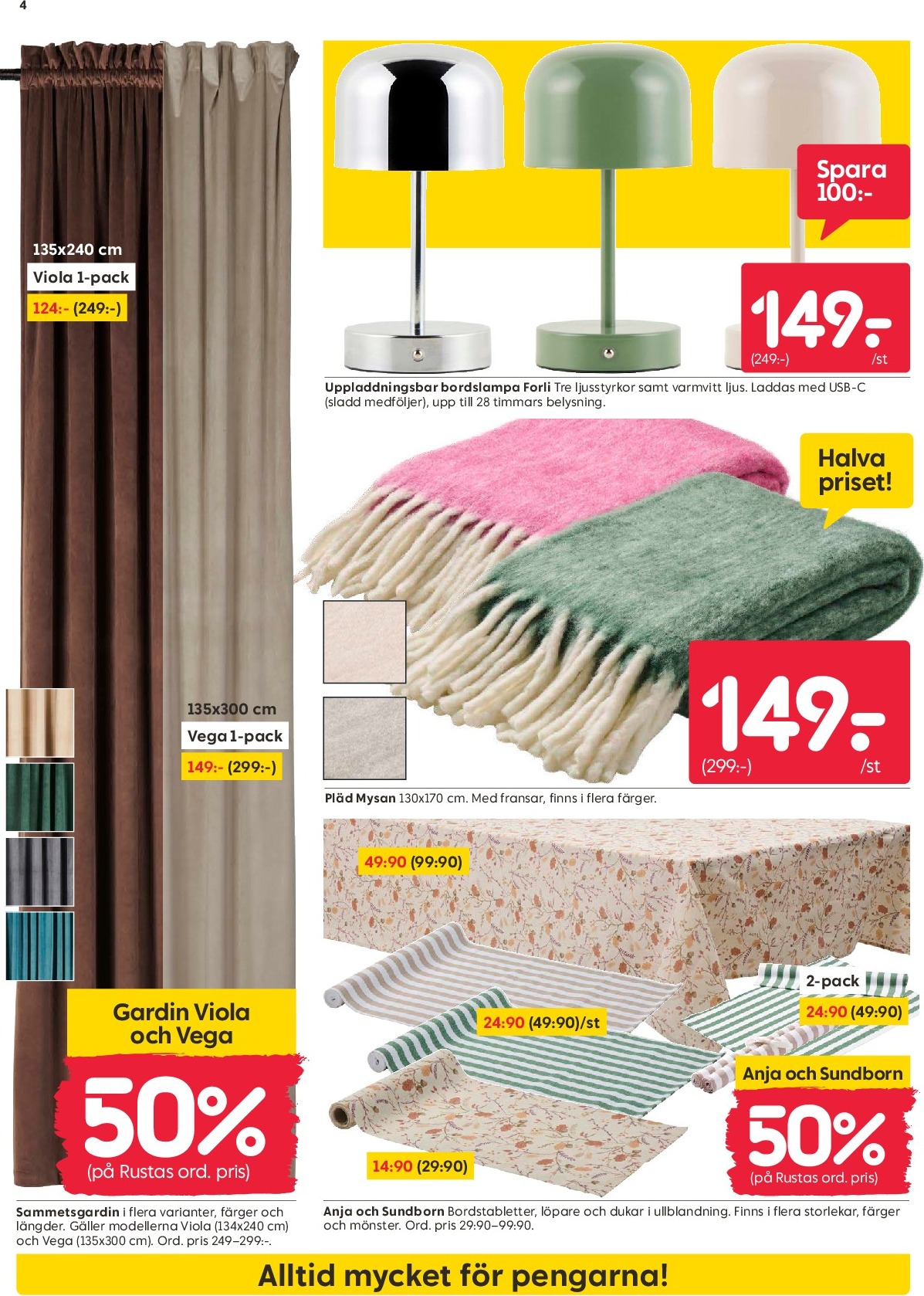 rusta - Rusta-reklambladet giltigt från 15/09 - 21/09 - page: 4