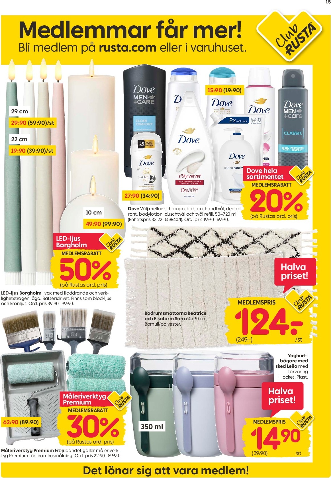 rusta - Rusta-reklambladet giltigt från 15/09 - 21/09 - page: 15