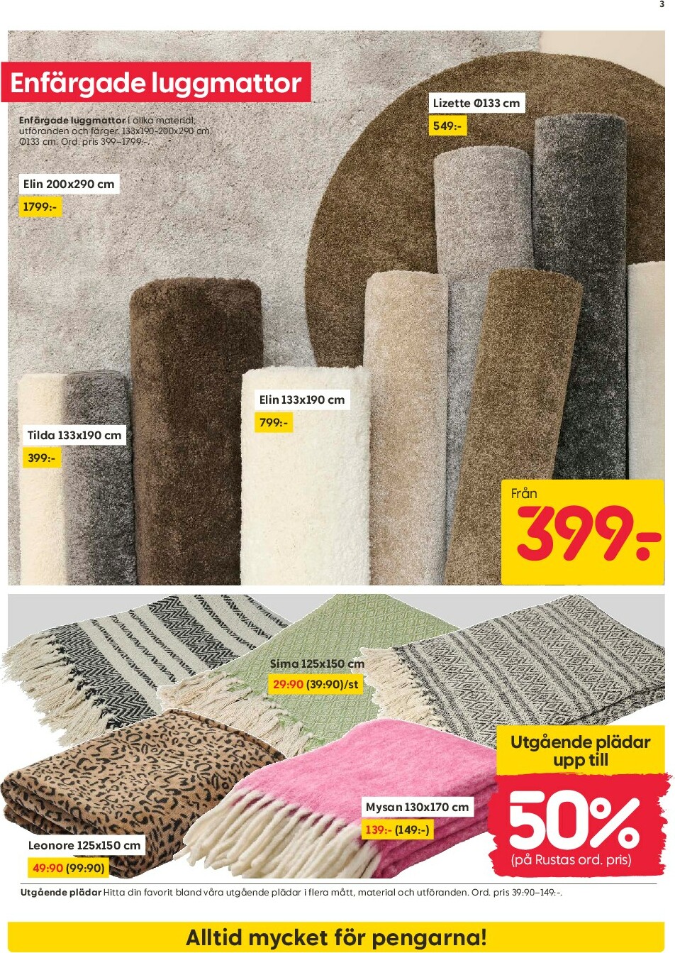 rusta - Rusta-reklambladet giltigt från 22/09 - 28/09 - page: 3