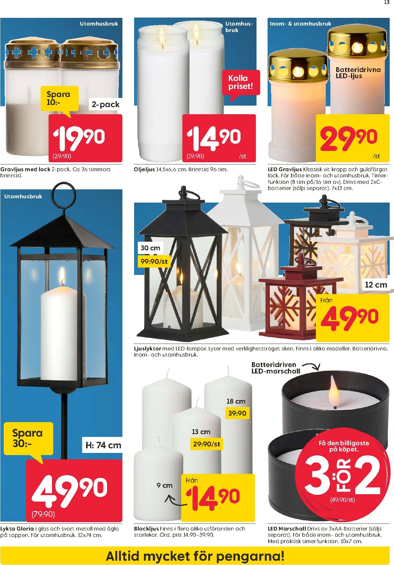 rusta - Rusta-reklambladet giltigt från 13/10 - 19/10 - page: 13