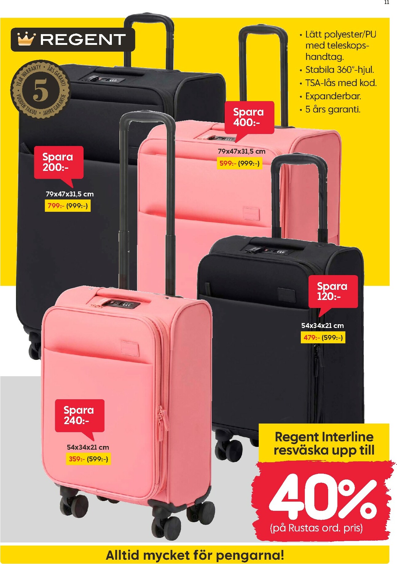 rusta - Rusta-reklambladet giltigt från 13/10 - 19/10 - page: 11