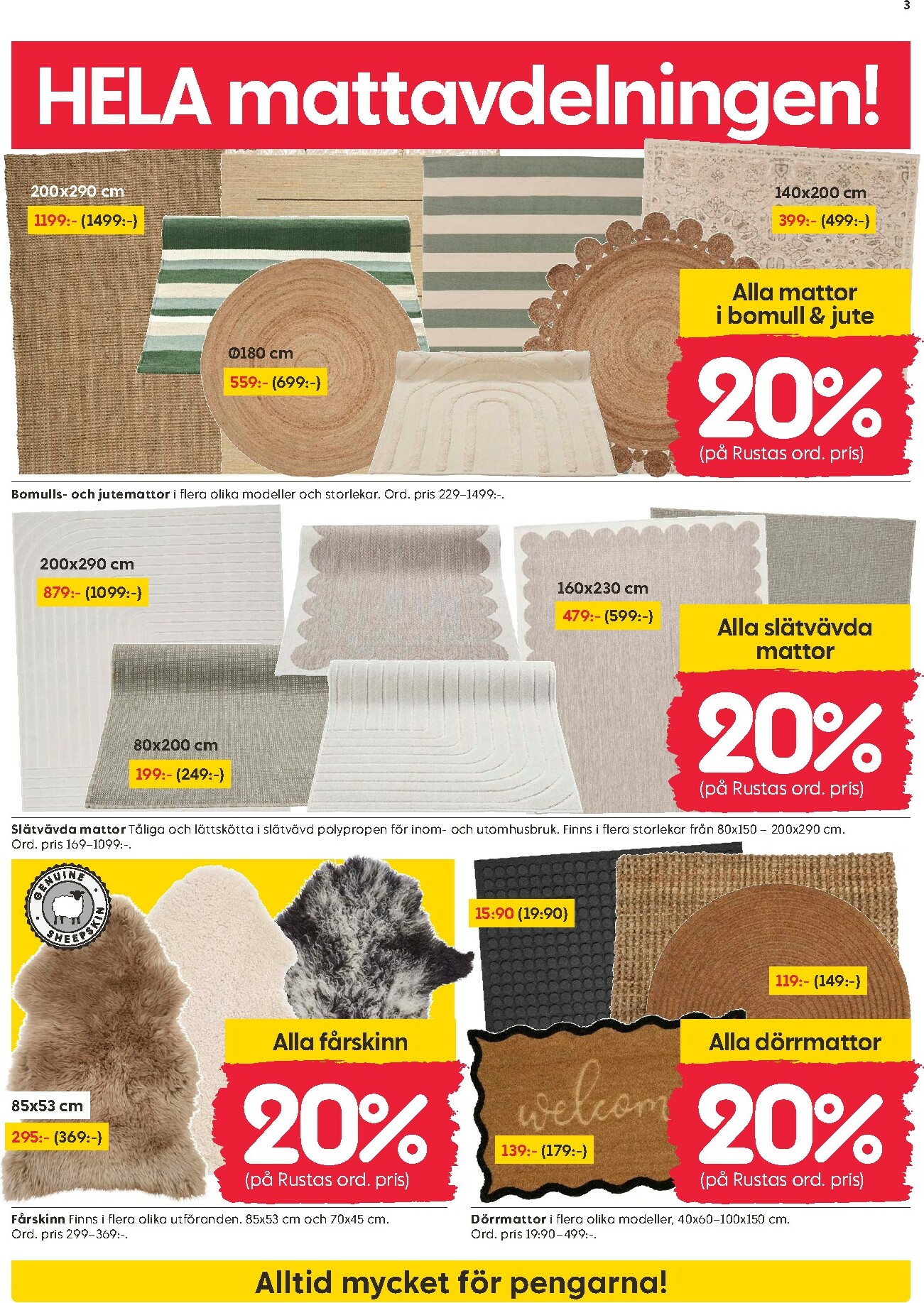 rusta - Rusta-reklambladet giltigt från 13/10 - 19/10 - page: 3