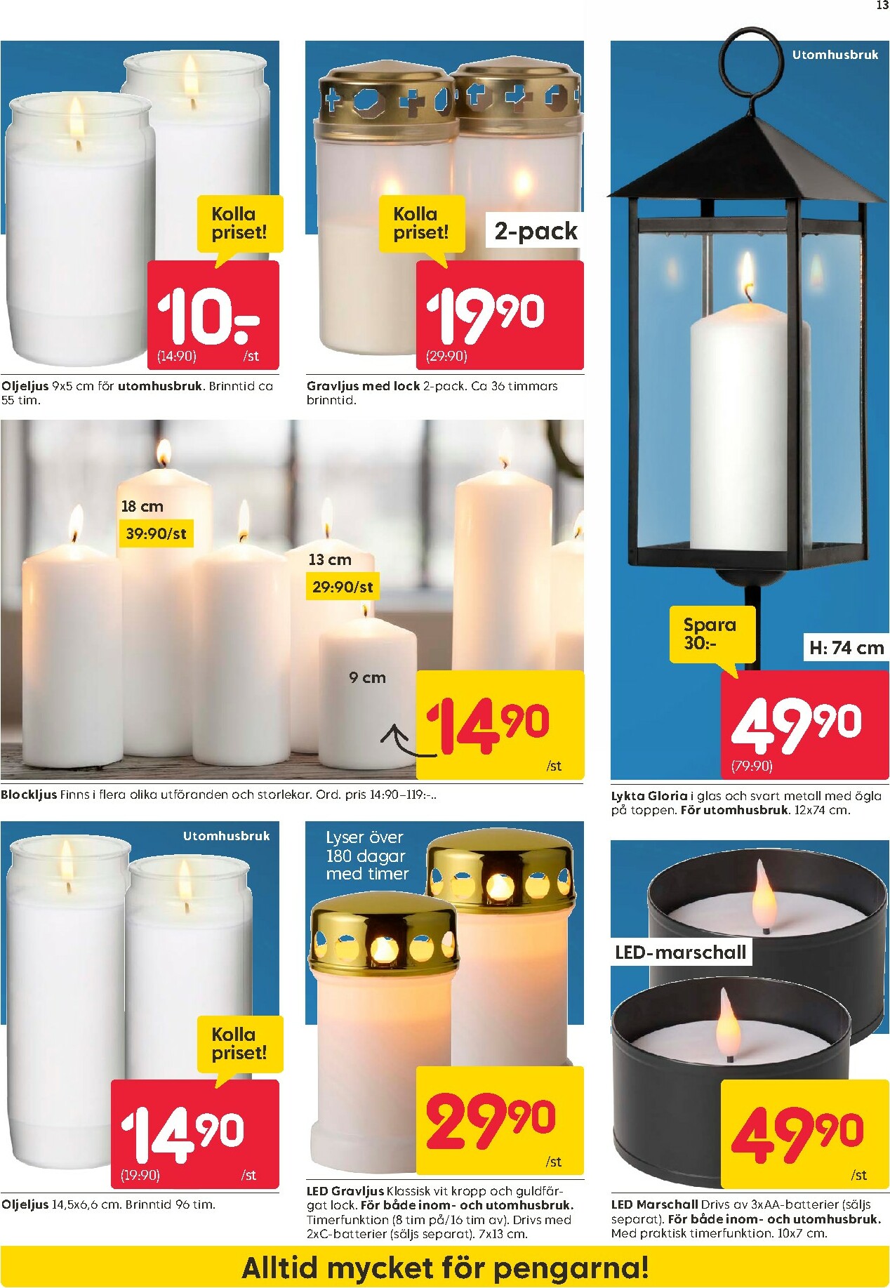 rusta - Rusta-reklambladet giltigt från 20/10 - 26/10 - page: 13