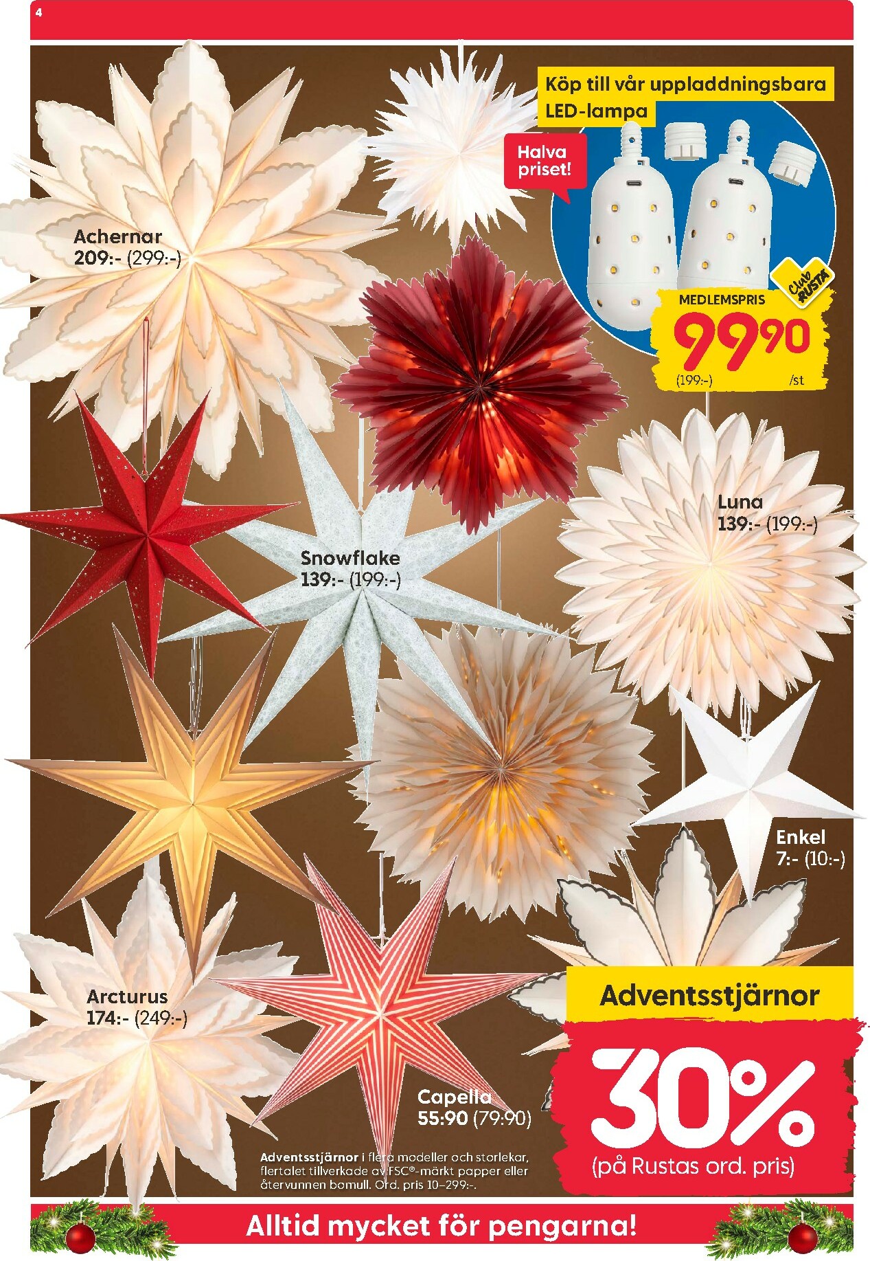 rusta - Rusta - Black Week-reklambladet giltigt från 17/11 - 23/11 - page: 4