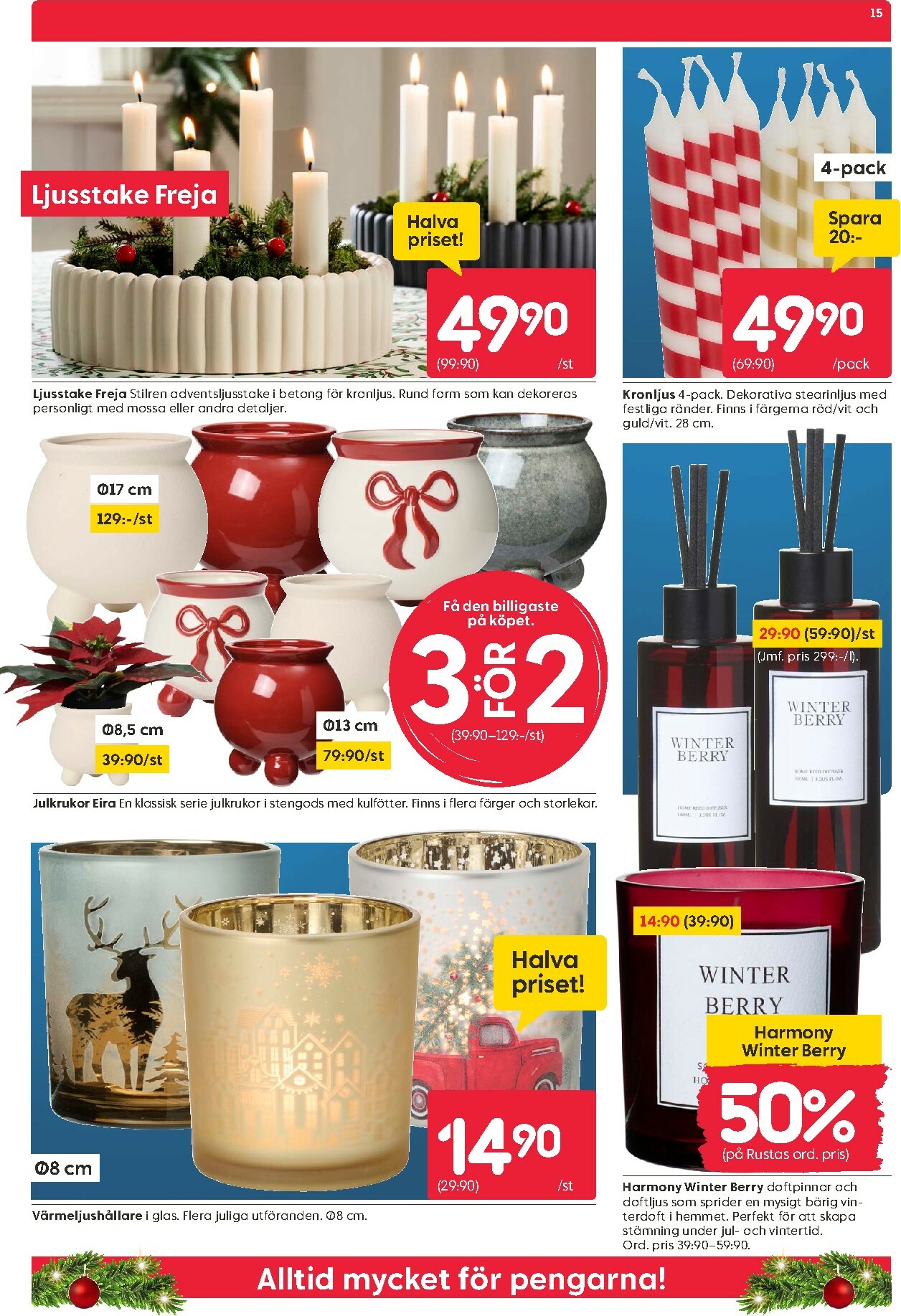 rusta - Rusta - Black Week-reklambladet giltigt från 17/11 - 23/11 - page: 15