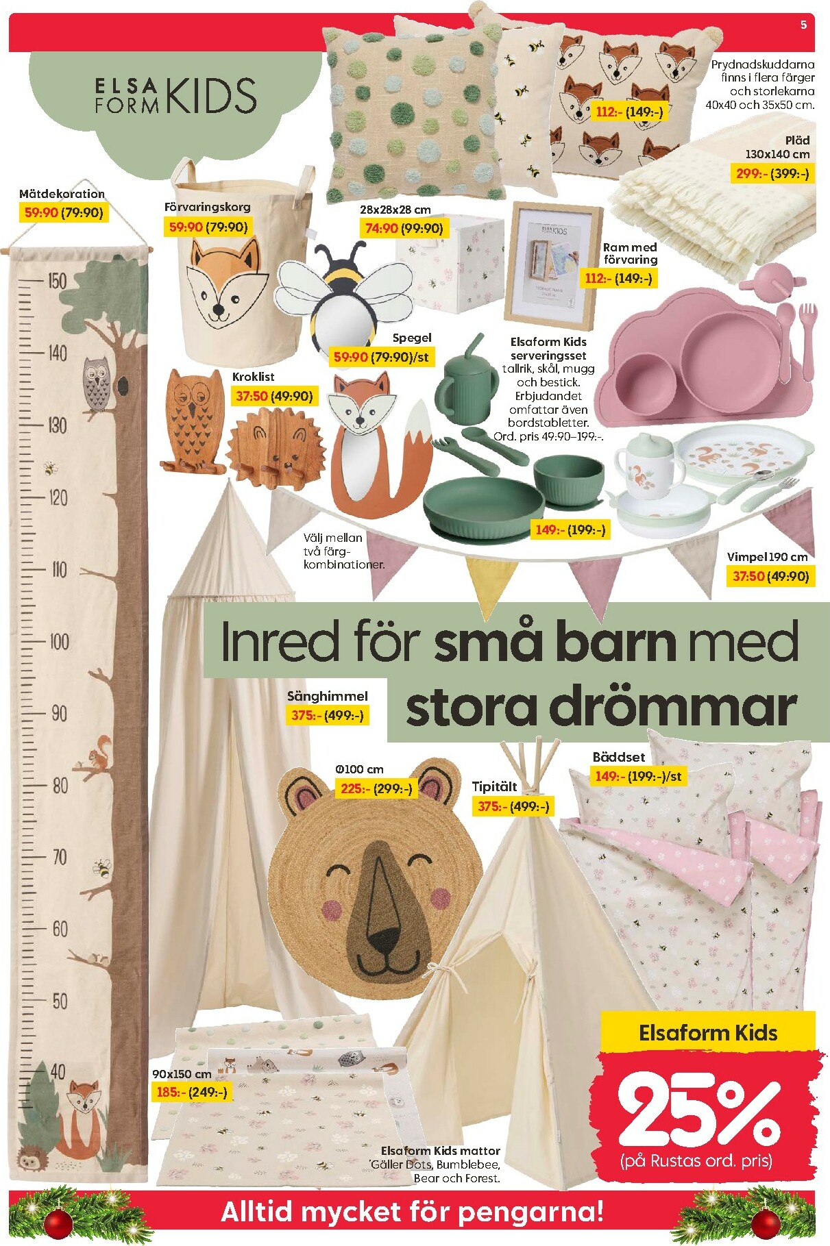rusta - Rusta-reklambladet giltigt från 01/12 - 07/12 - page: 5