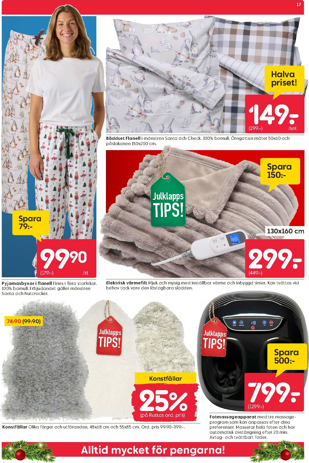 rusta - Rusta-reklambladet giltigt från 08/12 - 14/12 - page: 17