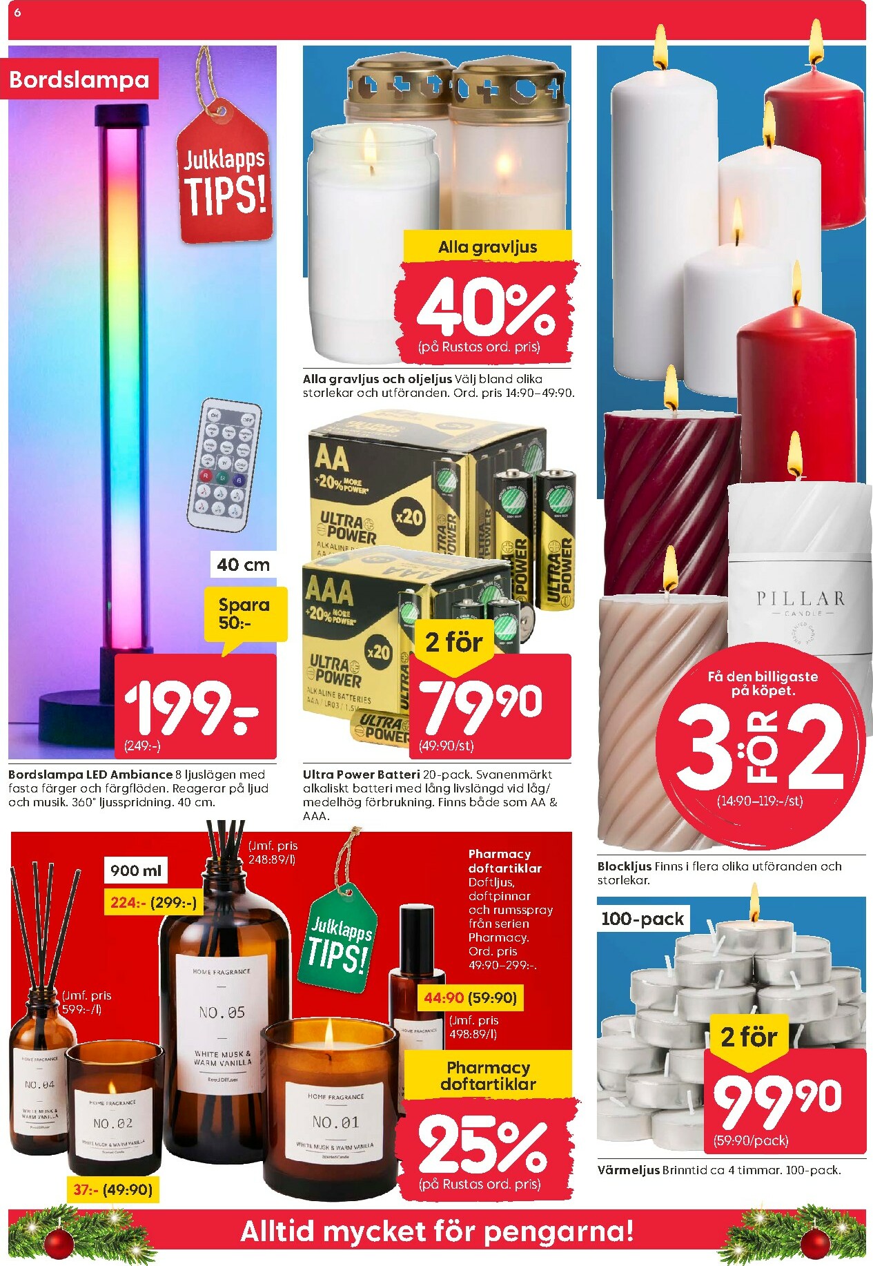 rusta - Rusta-reklambladet giltigt från 15/12 - 23/12 - page: 6