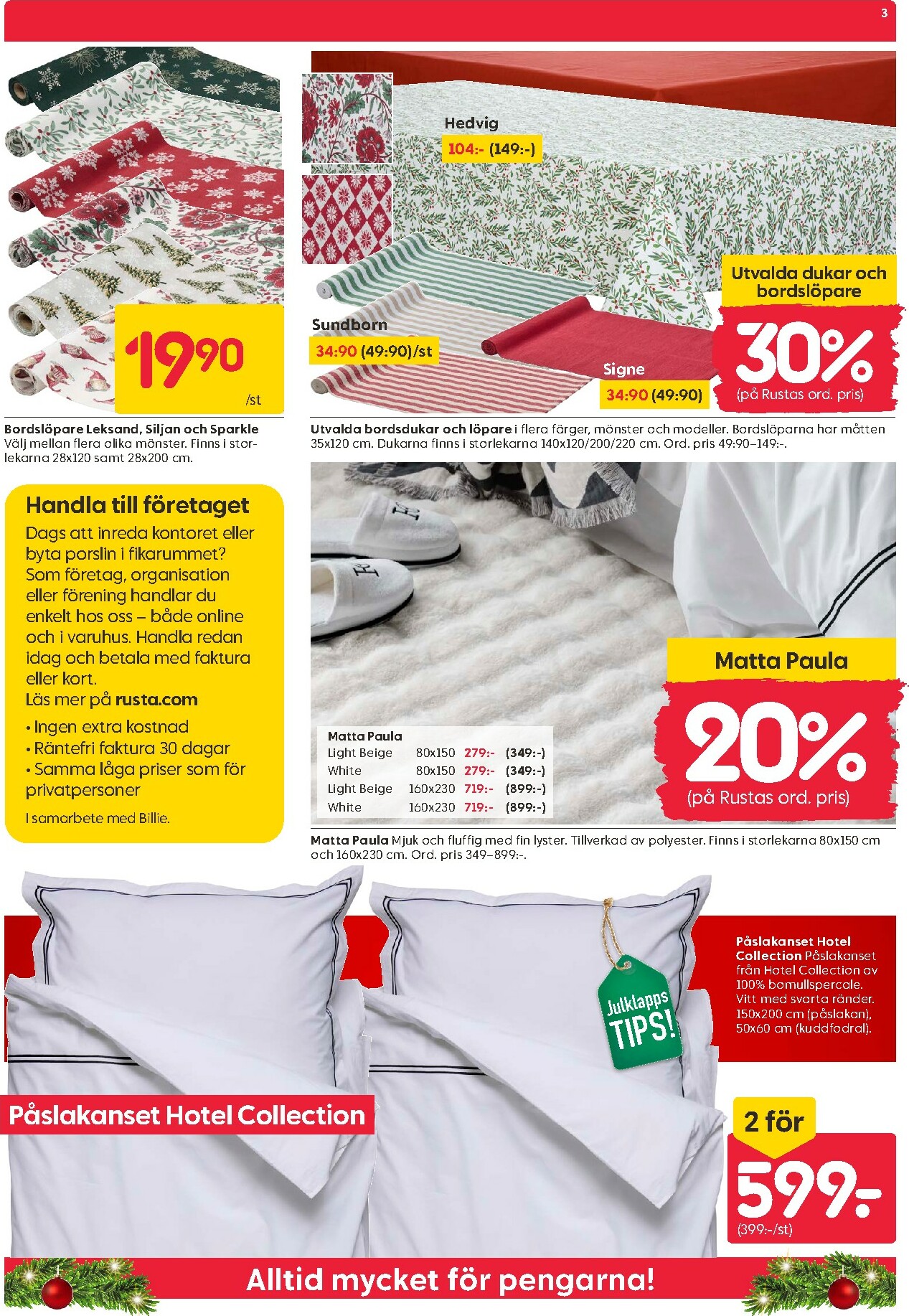 rusta - Rusta-reklambladet giltigt från 15/12 - 23/12 - page: 3