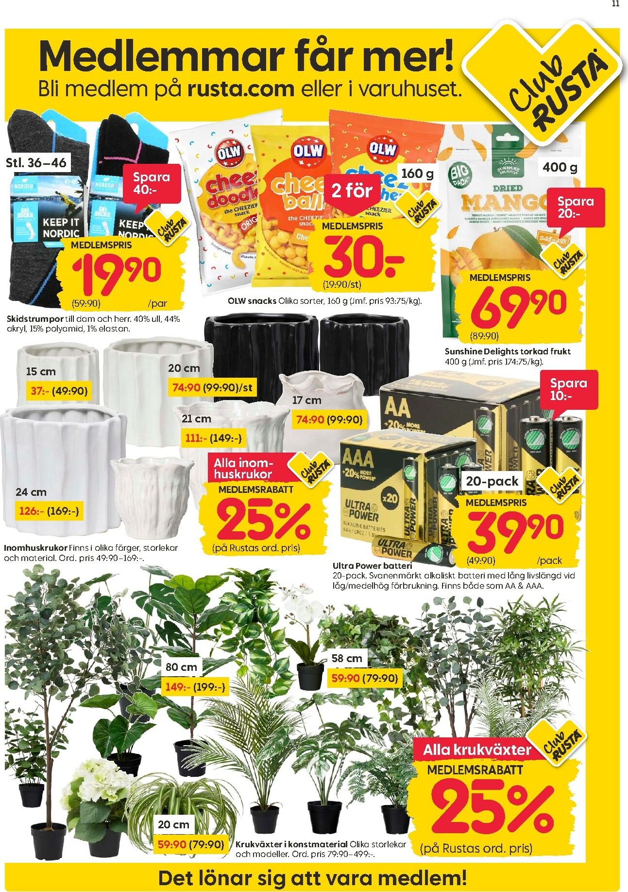 rusta - Rusta-reklambladet giltigt från 05/01 - 11/01 - page: 11