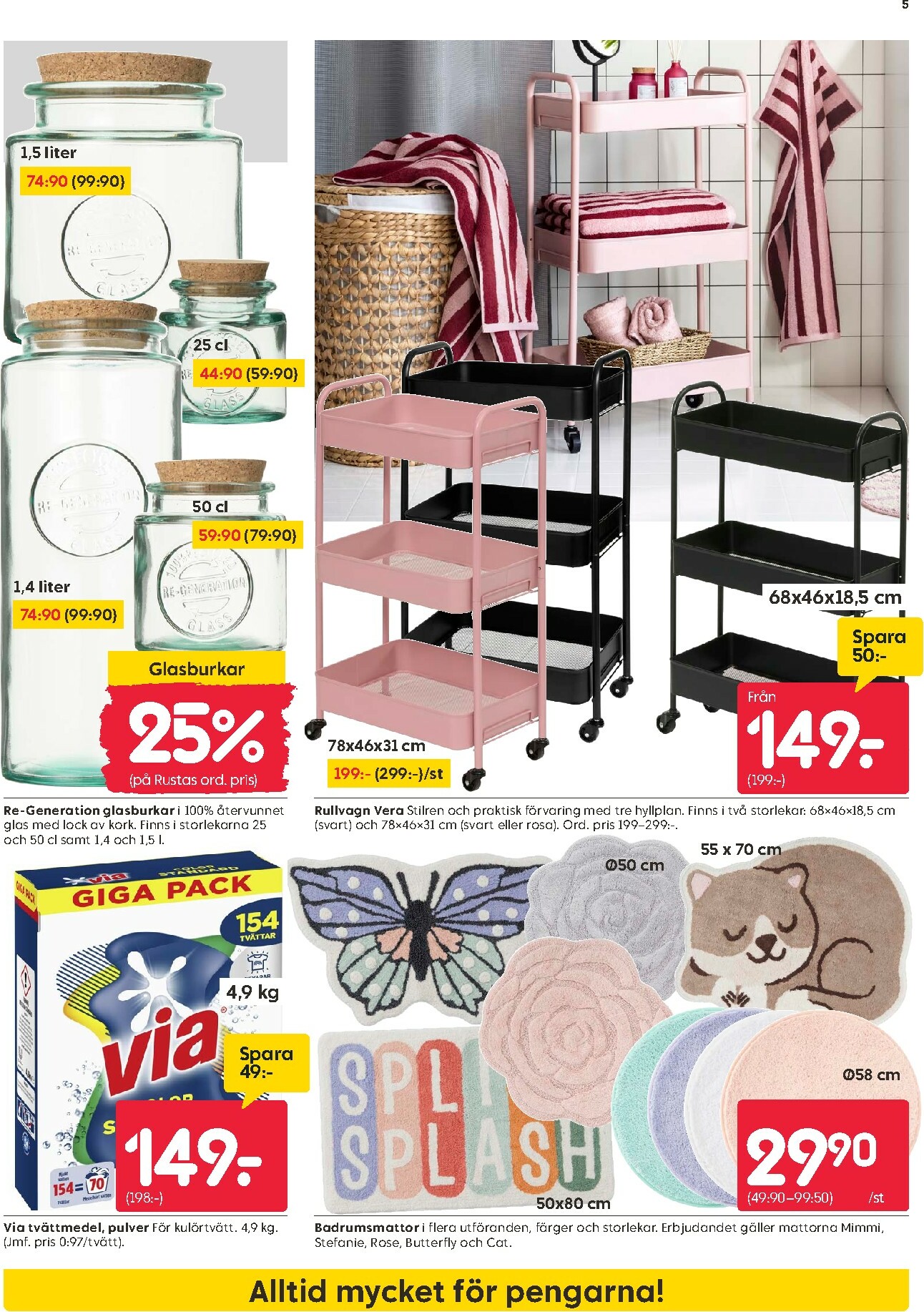 rusta - Rusta-reklambladet giltigt från 05/01 - 11/01 - page: 5