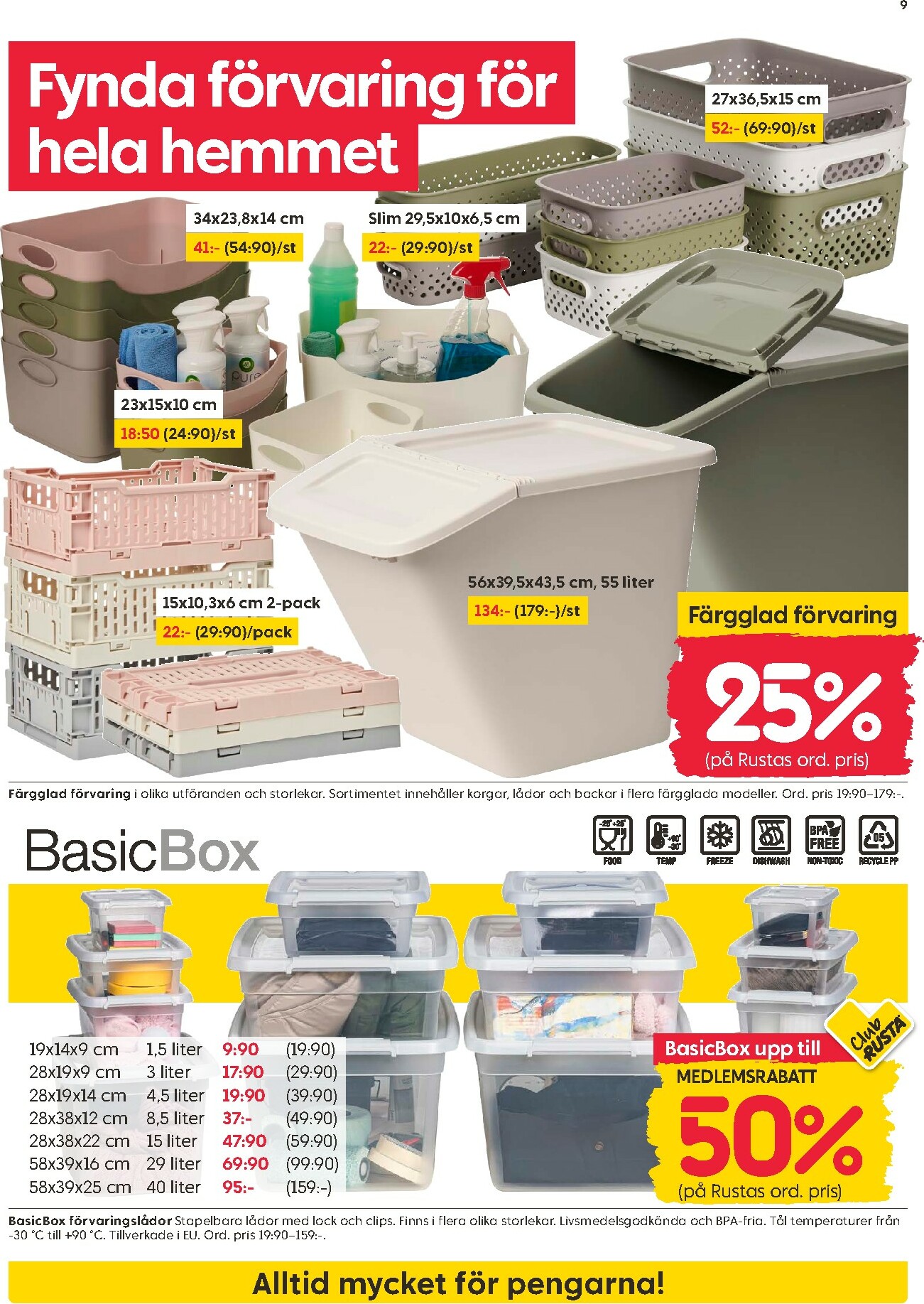 rusta - Rusta-reklambladet giltigt från 05/01 - 11/01 - page: 9