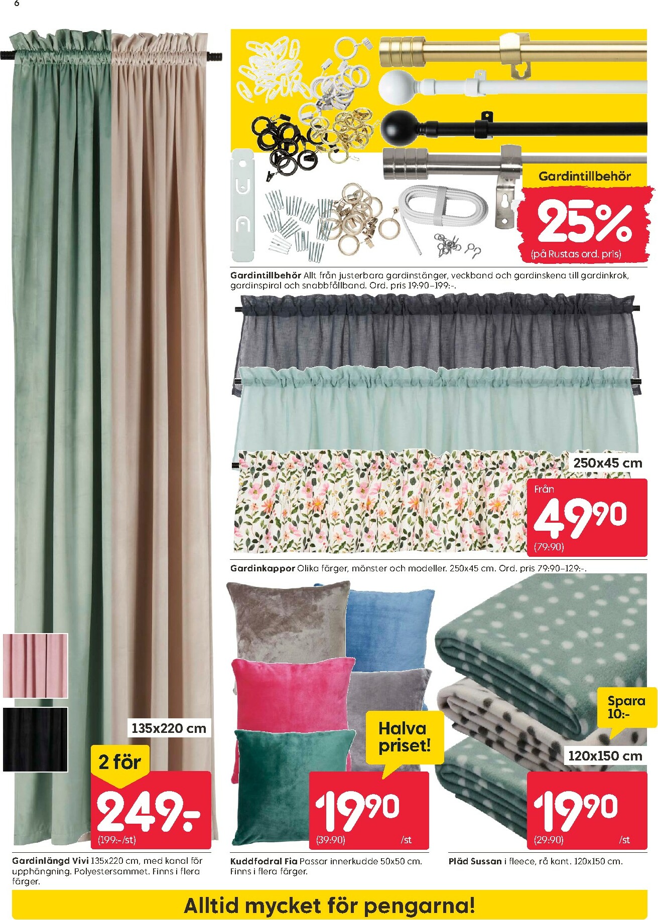 rusta - Rusta-reklambladet giltigt från 12/01 - 18/01 - page: 6