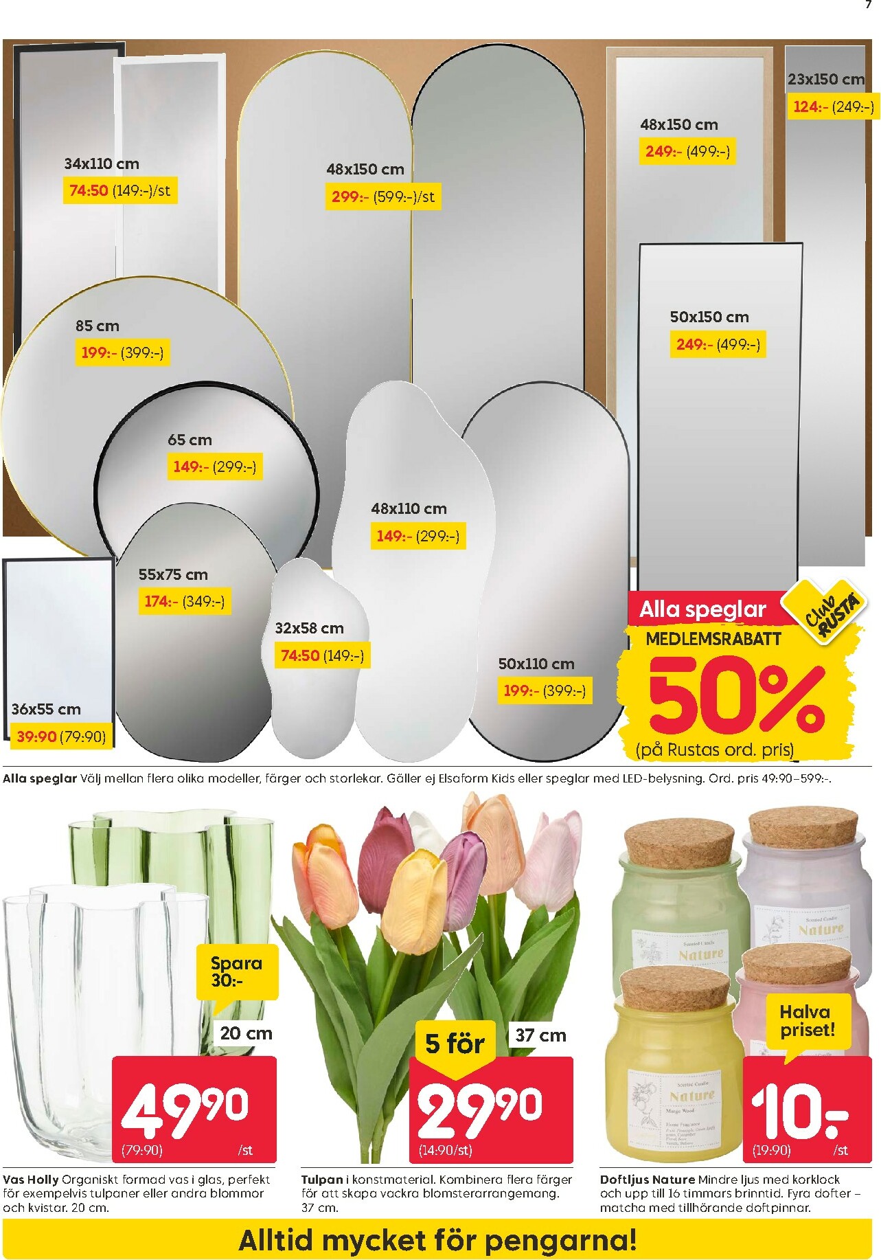 rusta - Rusta-reklambladet giltigt från 12/01 - 18/01 - page: 7