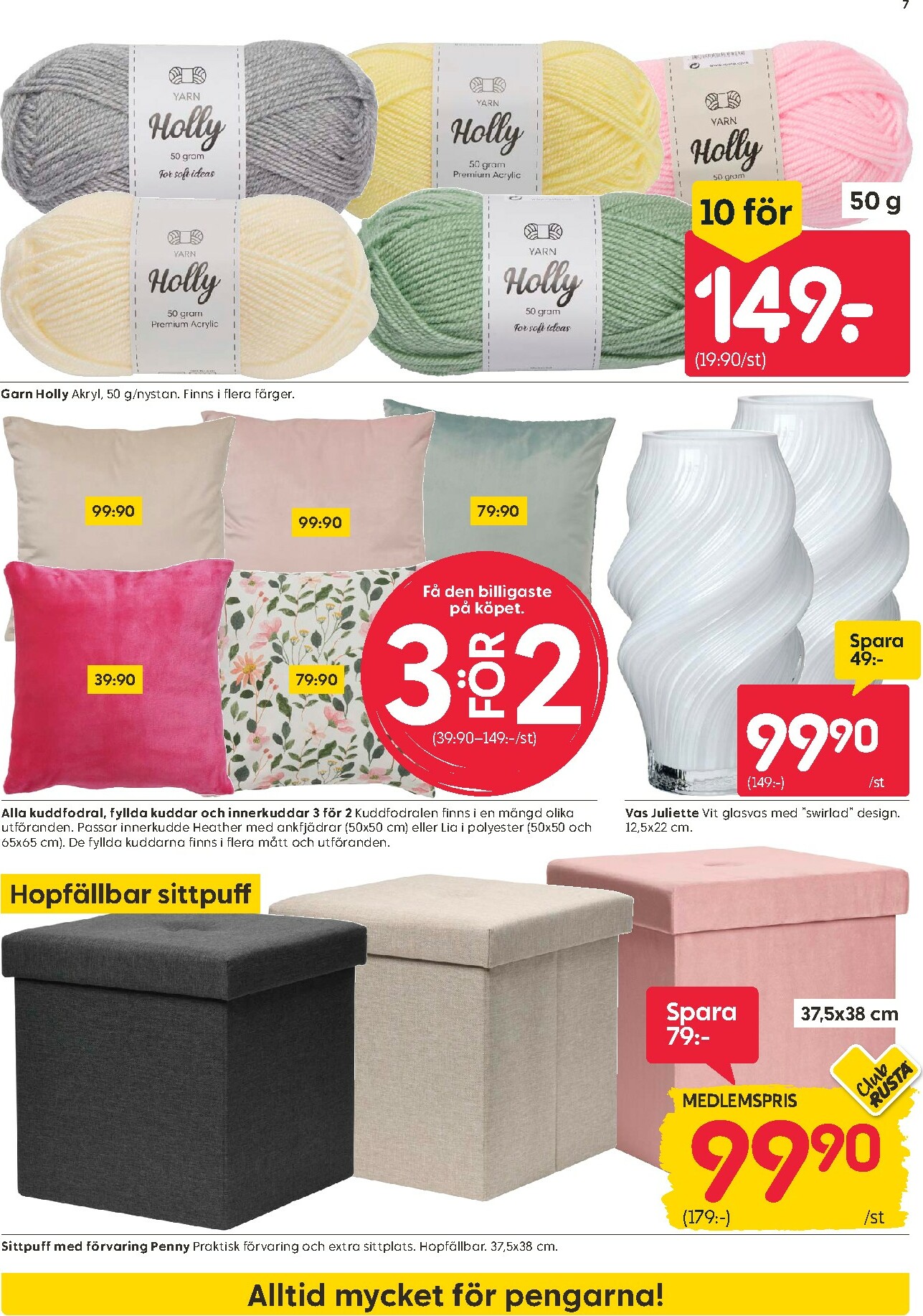 rusta - Rusta-reklambladet giltigt från 02/02/2026 - 08/02/2026 - page: 7